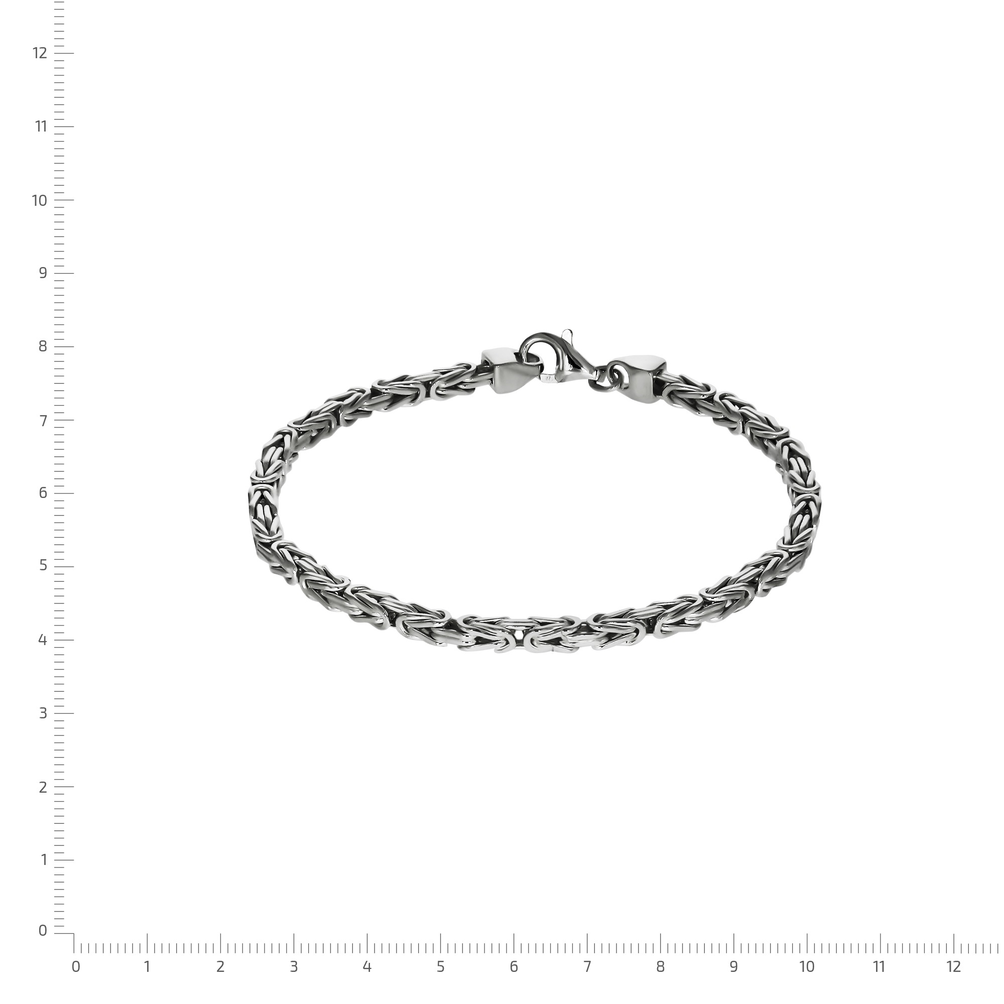 Zeeme Armband »Silber 925 poliert Königskette 3mm breit«