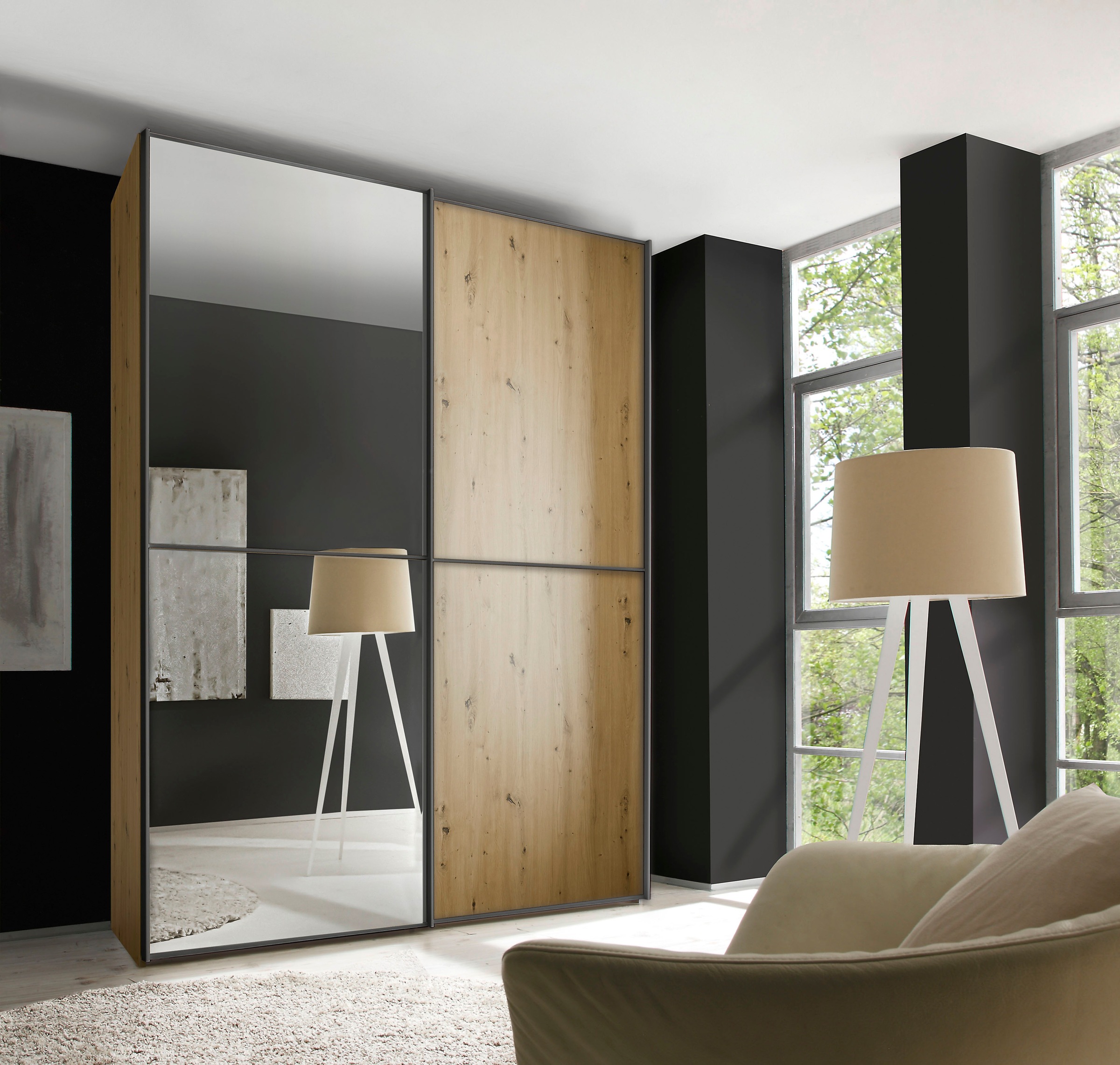 STAUD Schwebetürenschrank "Sinfonie Plus, edles Design in hochwertiger Qual günstig online kaufen