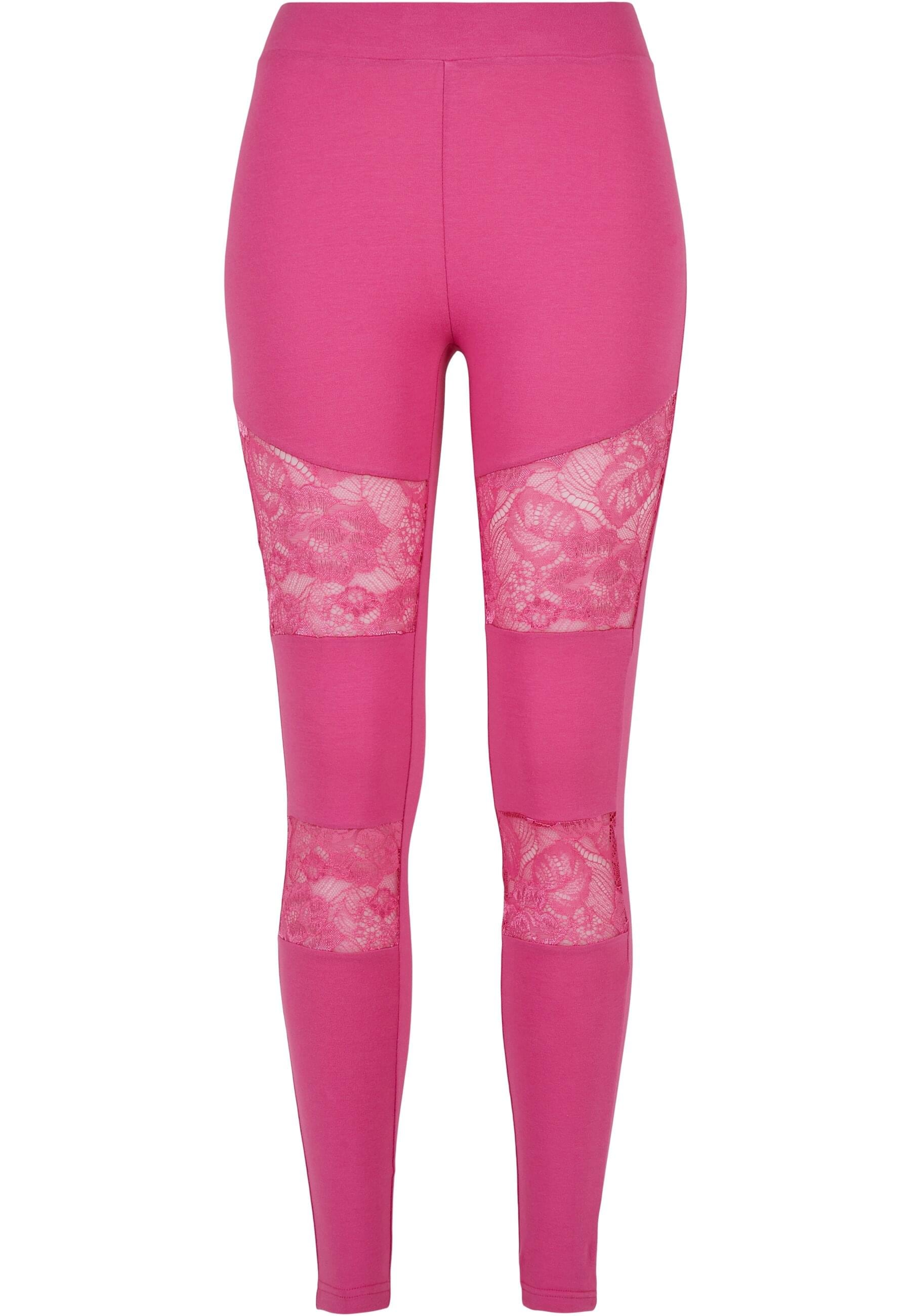 URBAN CLASSICS Leggings "Urban Classics Damen Ladies Laces Inset Leggings" günstig online kaufen
