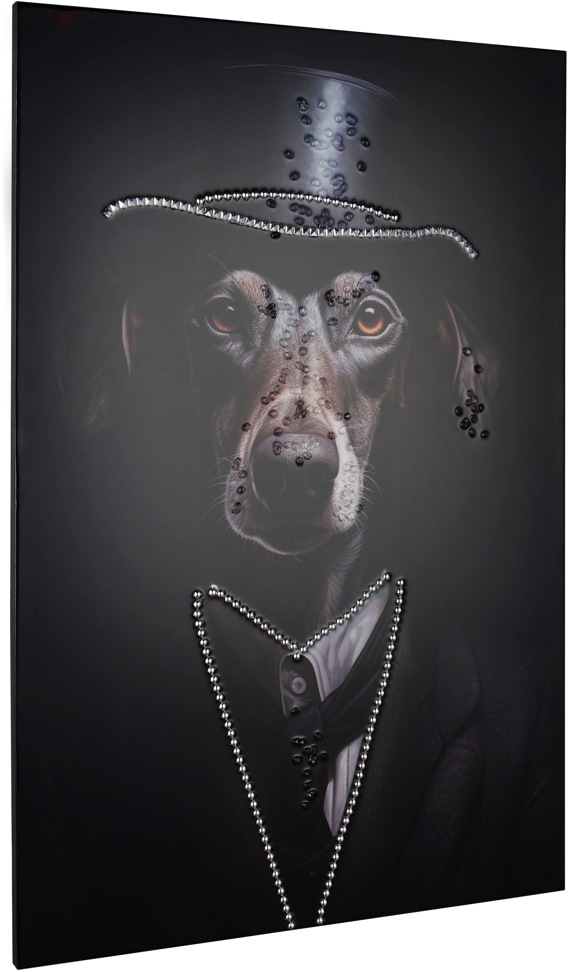 MIRRORS AND MORE Kunstdruck "LINUS" 1 Stk. tlg. Mix aus Tierporträt und Mod günstig online kaufen