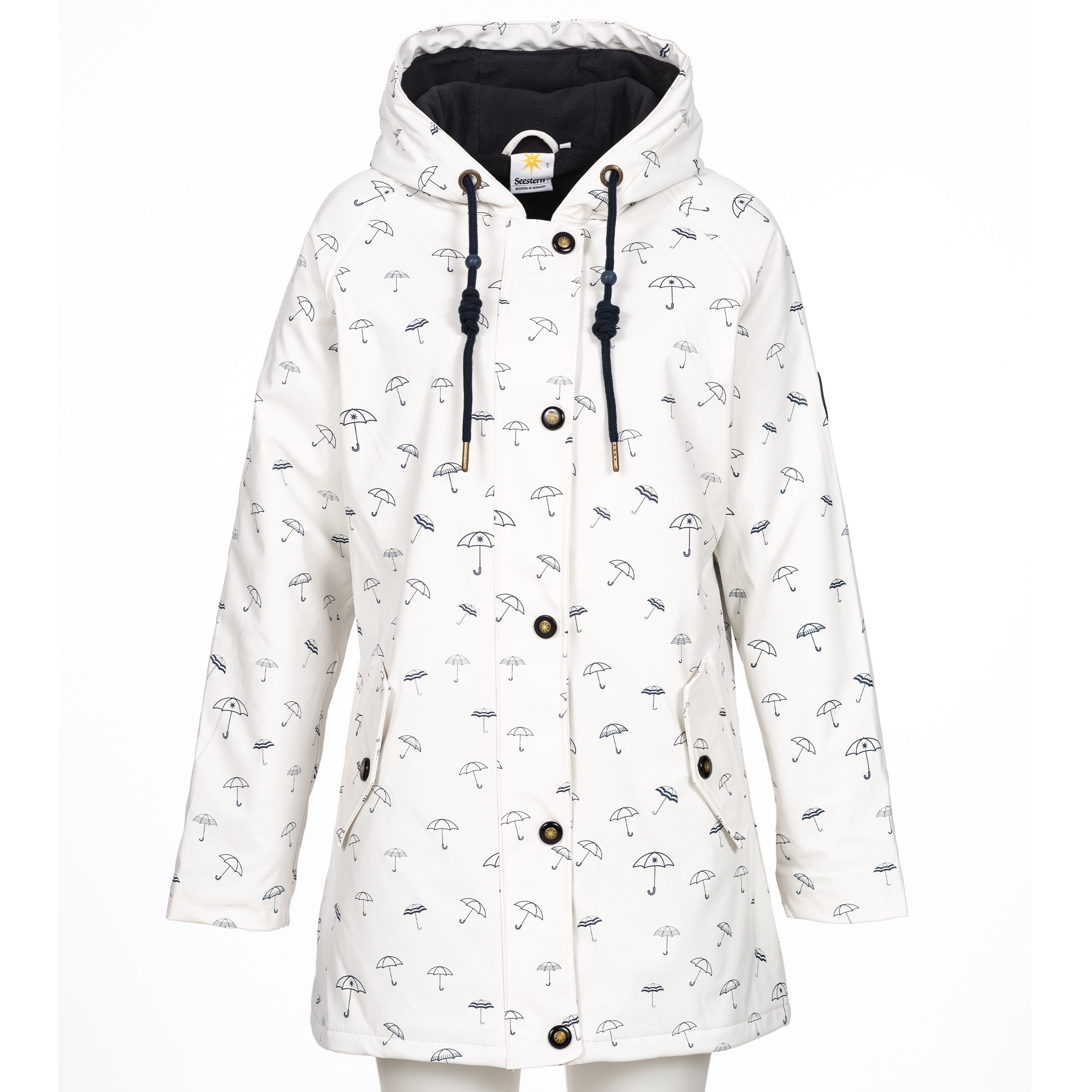 ankerglut Regenjacke "Friesennerz ankerglutsea Regenmantel, Longjacket" auch in Großen Größen erhältlich