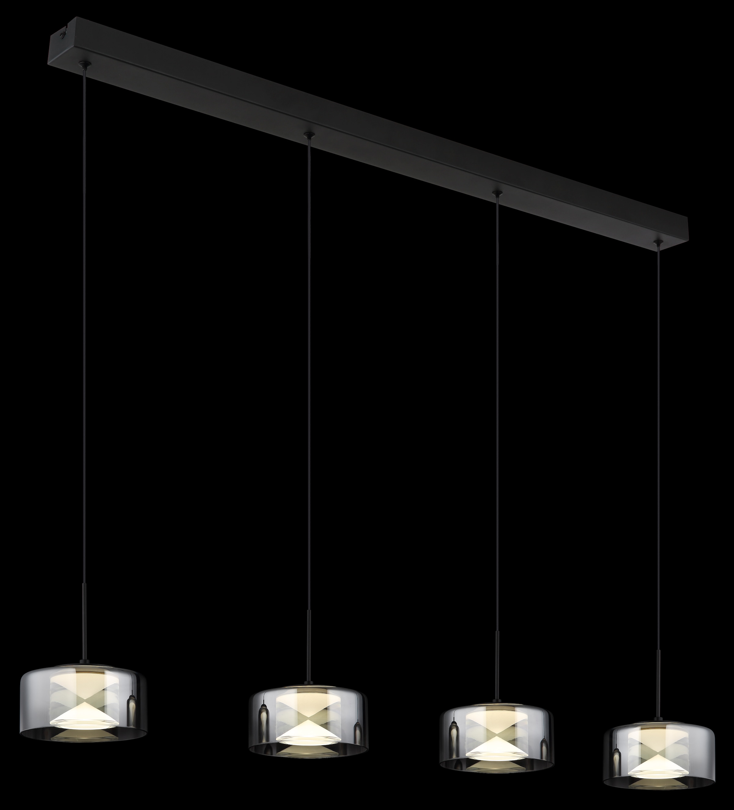 GLOBO LIGHTING LED Pendelleuchte »BELINDA«, Leuchtmittel LED-Modul | LED fest integriert, Hängelampe/Hängeleuchte/Wohnzimmer/Esstisch/elegant