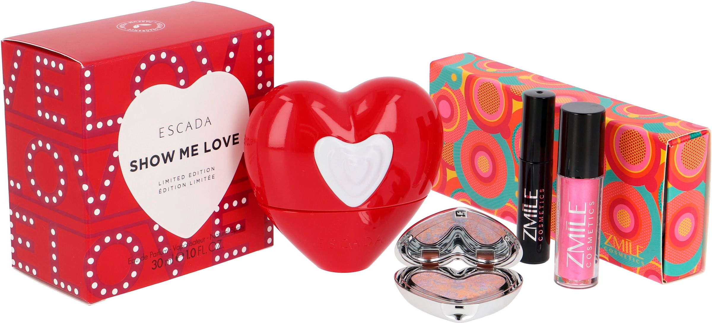 Duft-Set »ESCADA Show Me Love + Geschenkbox 'Pop Art Circles'«