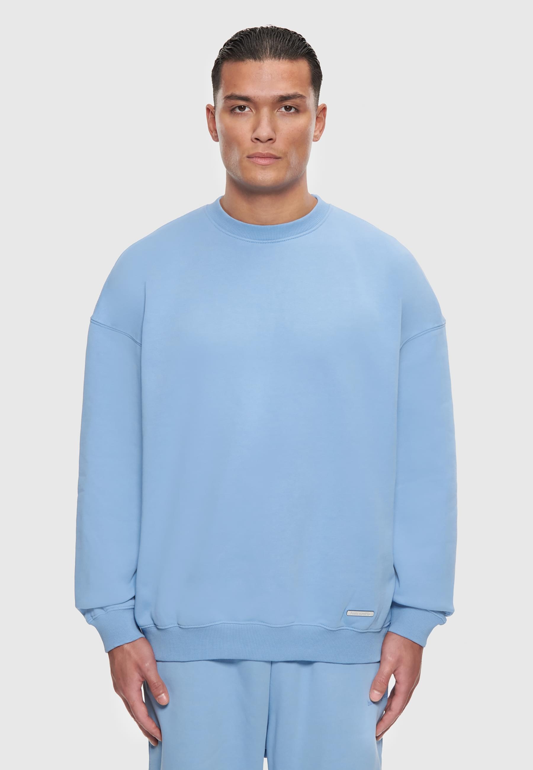 Thumbnail - Dropsize Rundhalspullover "Dropsize Herren Bazix Republiq Super Heavy Blank Sweater" 1 Stk.