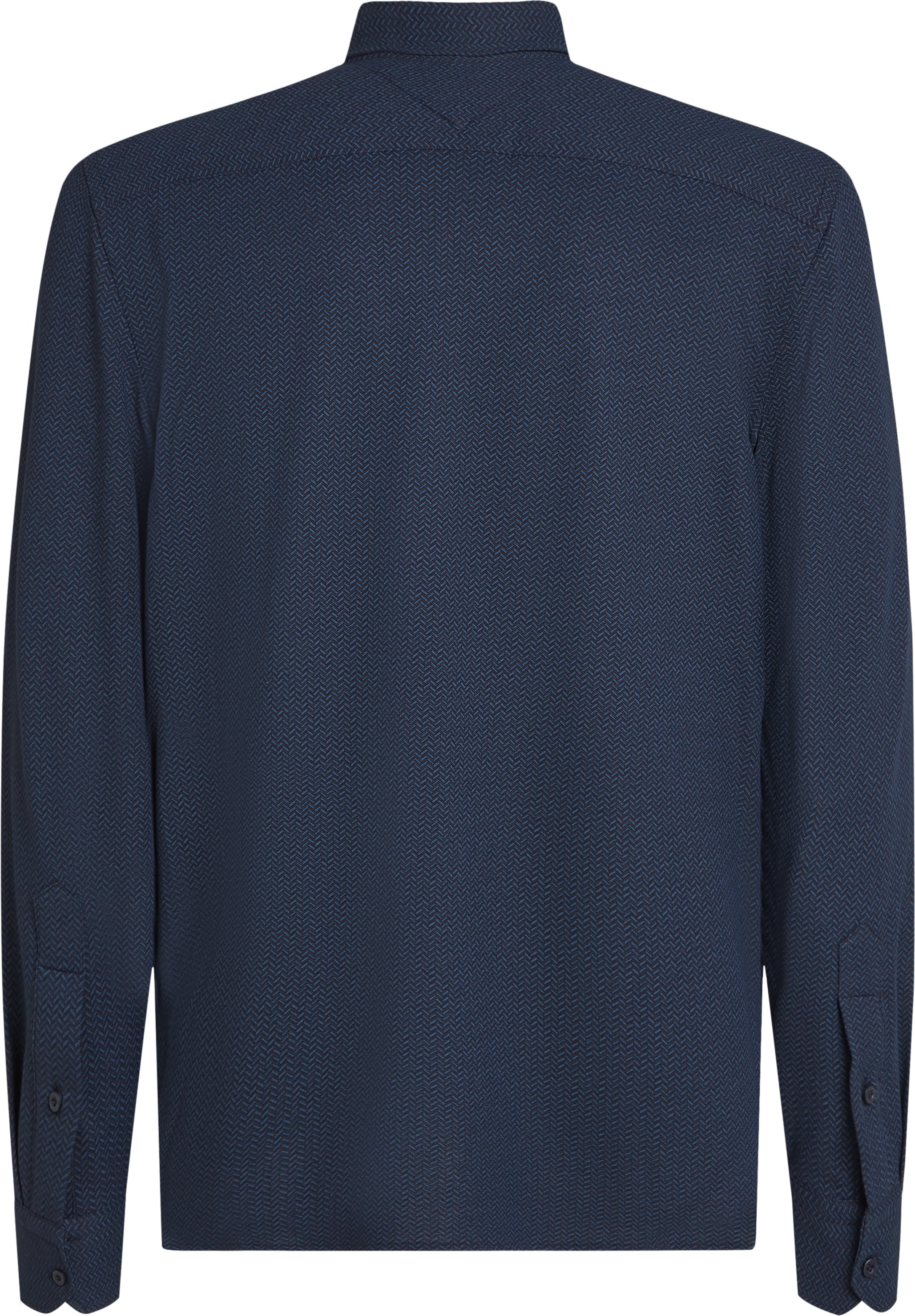 Tommy Hilfiger Businesshemd »PERFORMANCE OXF PIQUE PRT SHIRT«, mit Fischgratmuster