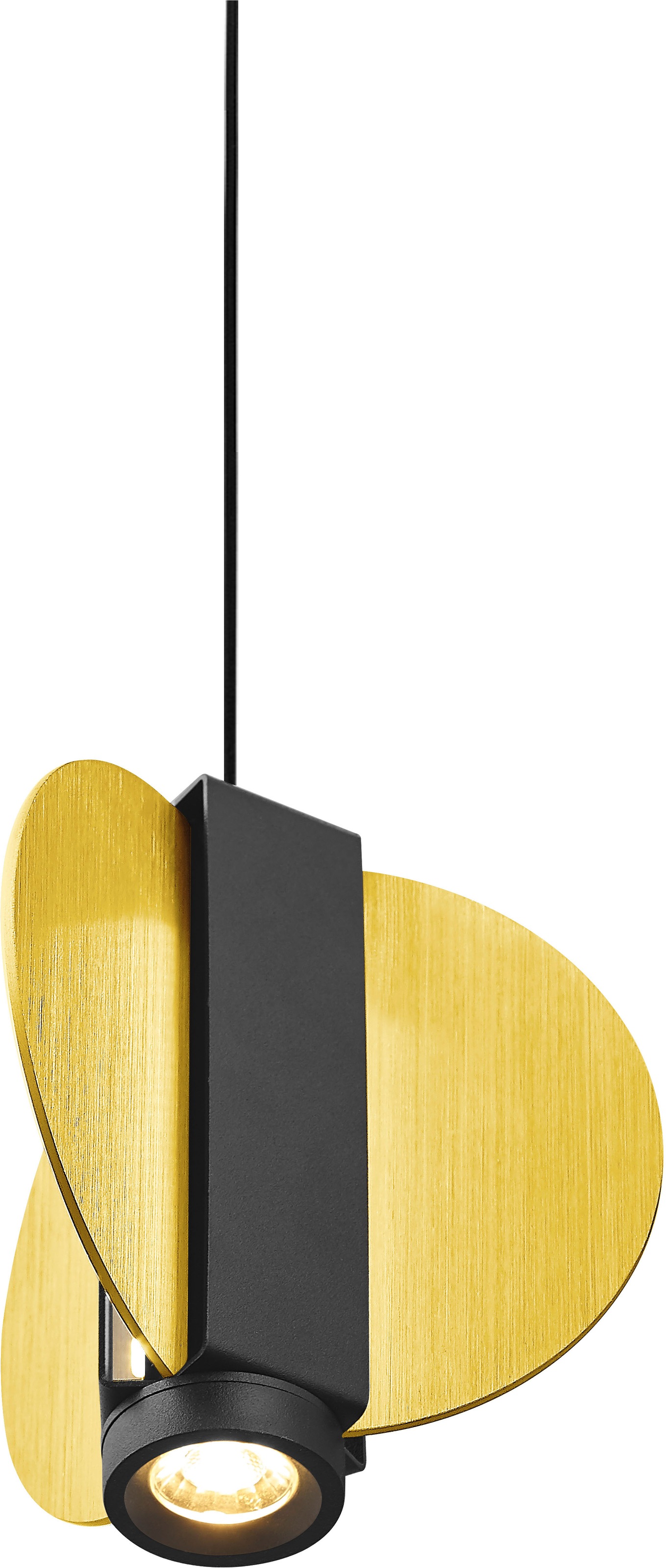 HELL höllisch gutes Licht LED Pendelleuchte »IRIS« LED-Modul 1 Stk. Warmweiß B-Link Fernbedienung,  Stufenlos höhenverstellbar