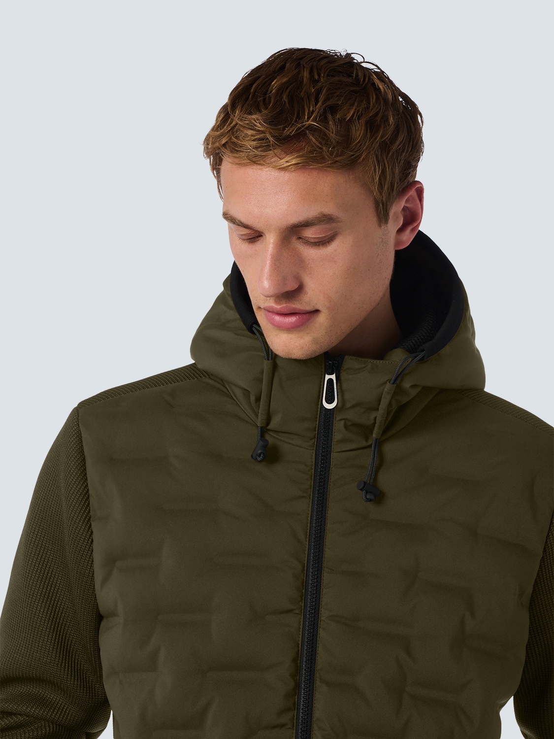 NO EXCESS Softshelljacke »No Excess Versiegelte Jacke mit Kapuze«