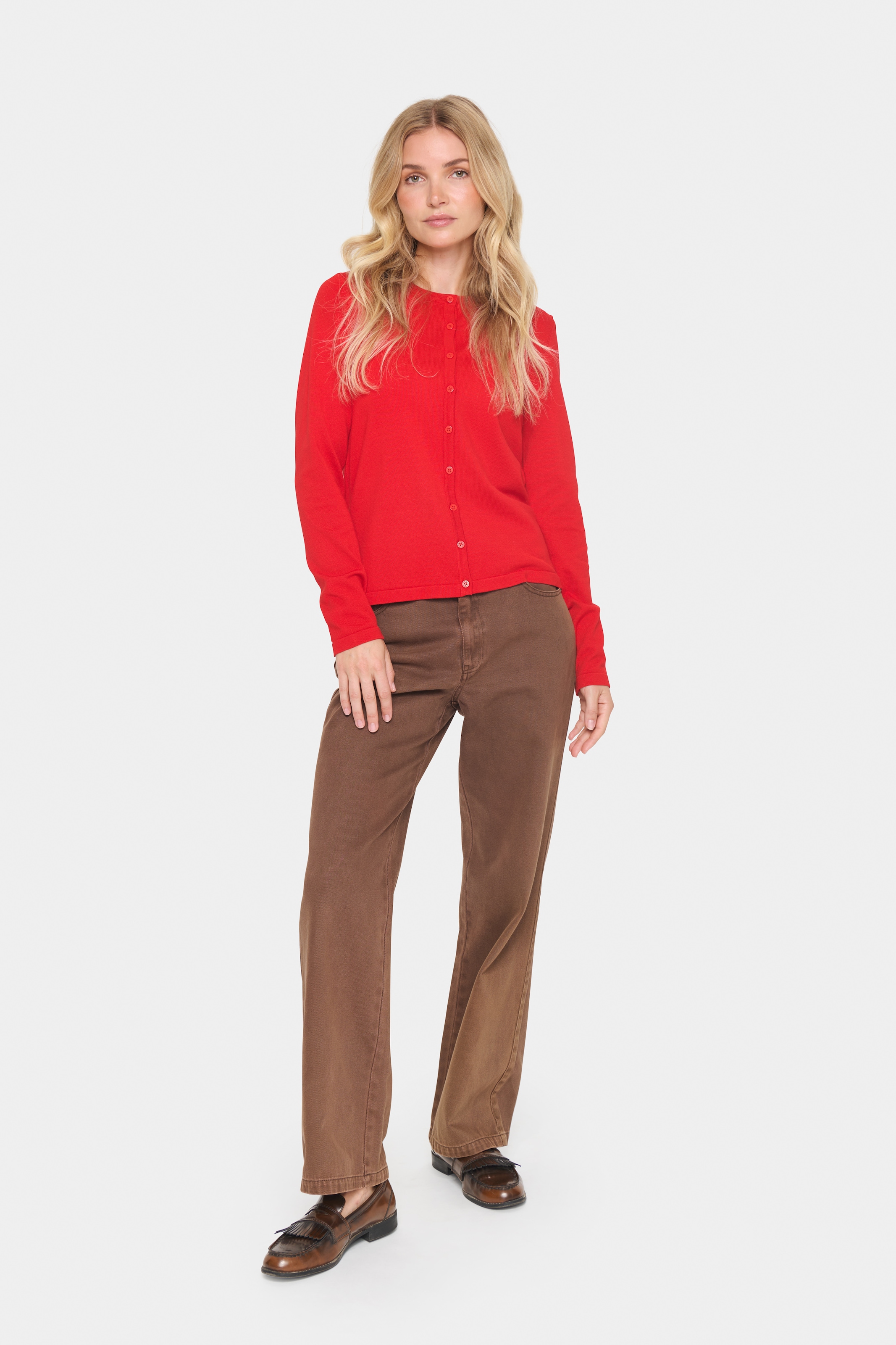Saint Tropez Strickjacke »A8661, MilaSZ R-Neck Cardigan«