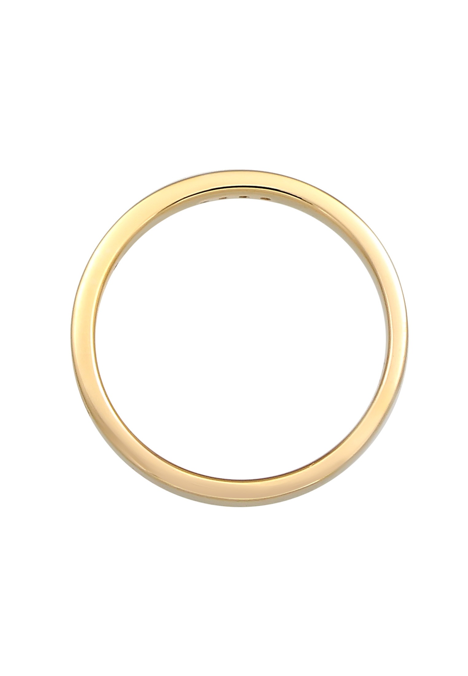 Elli DIAMONDS Verlobungsring »Verlobung Bandring Diamant (0.05 ct.) 585 Gelbgold«