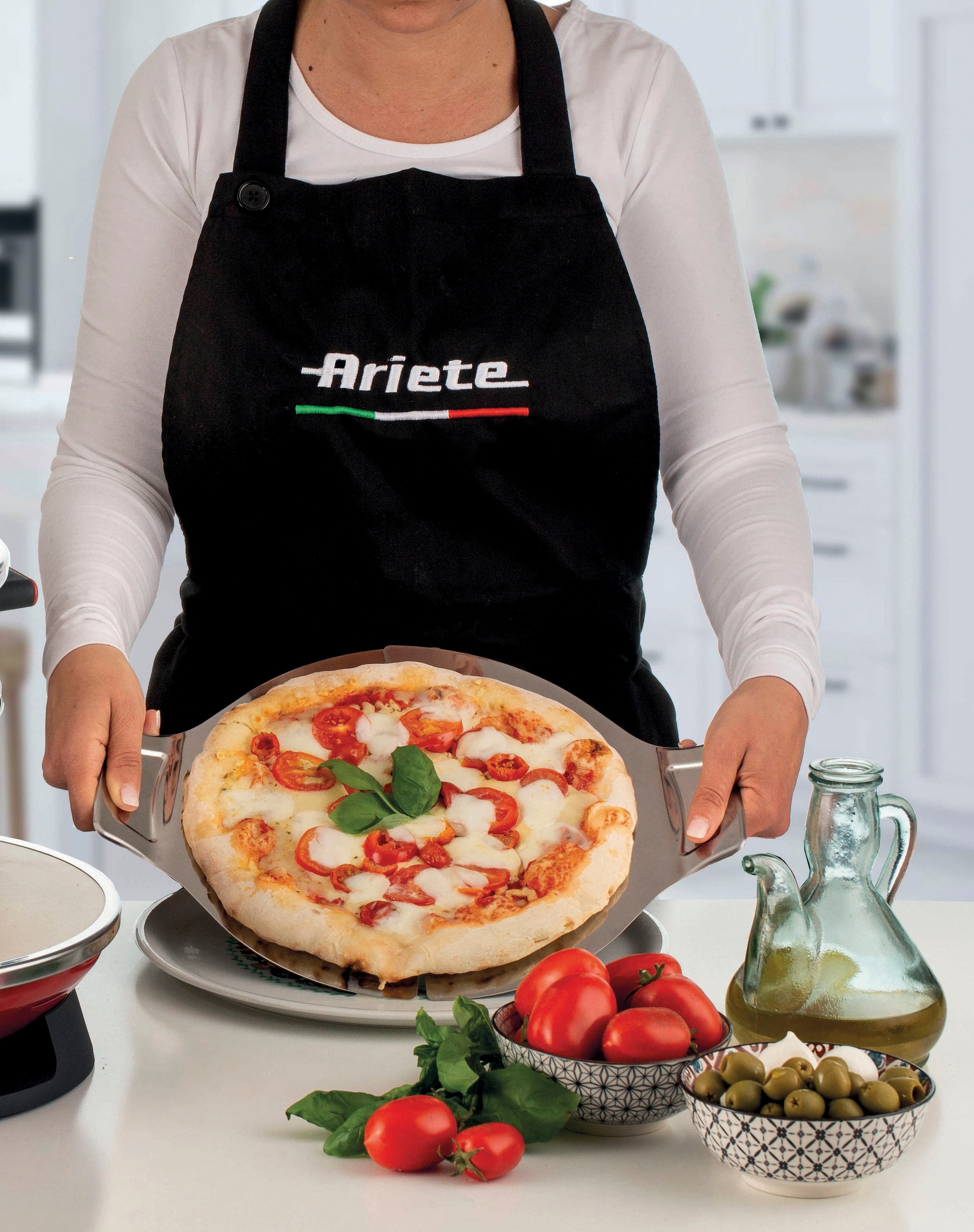 Ariete Pizzaofen »927R Doppelpizzaofen für 2 Pizzen gleichzeitig, rot«