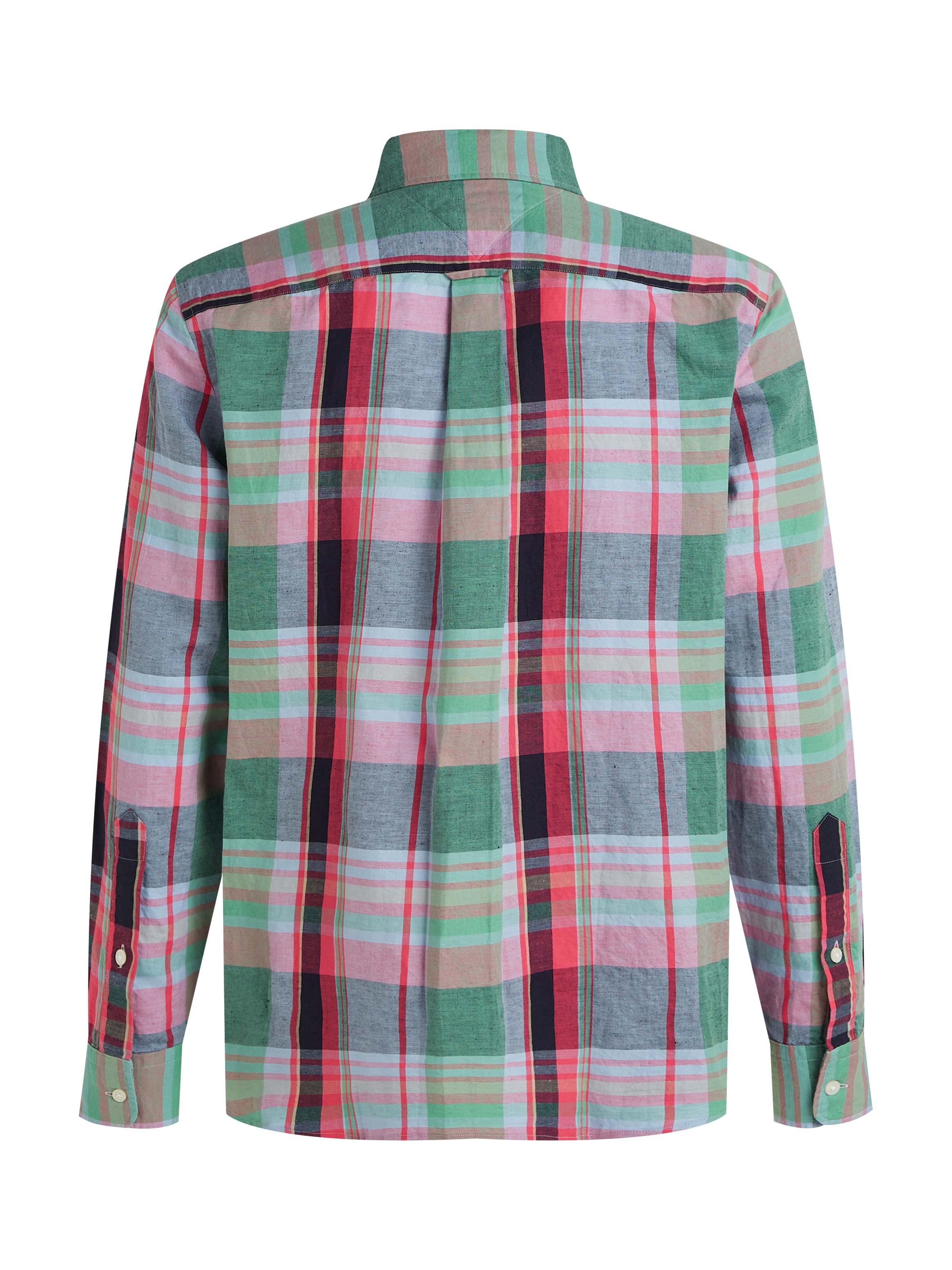 Tommy Hilfiger Langarmhemd »LINEN BLEND MADRAS CHECK«