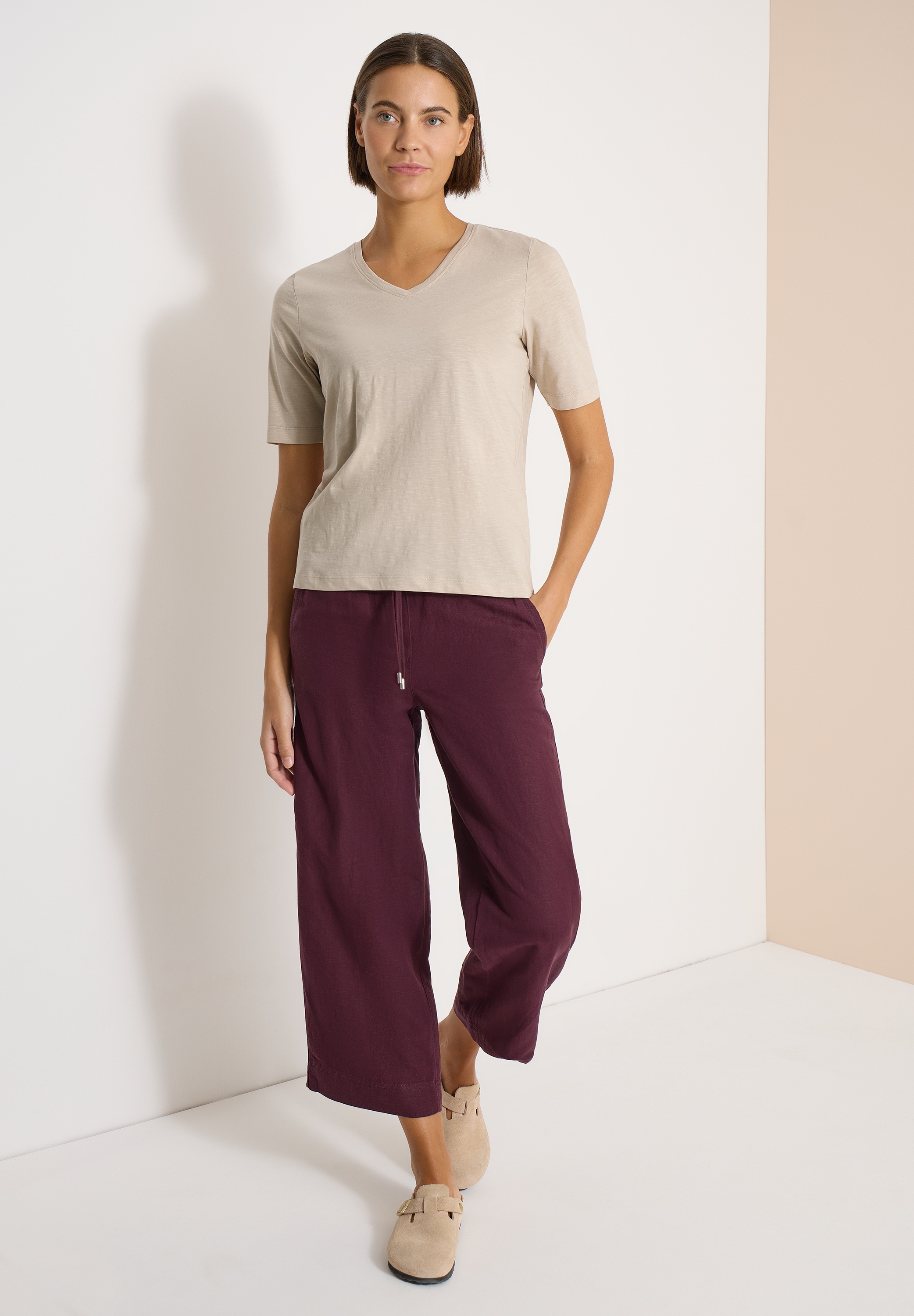 Thumbnail - Cecil T-Shirt mit Flammgarn