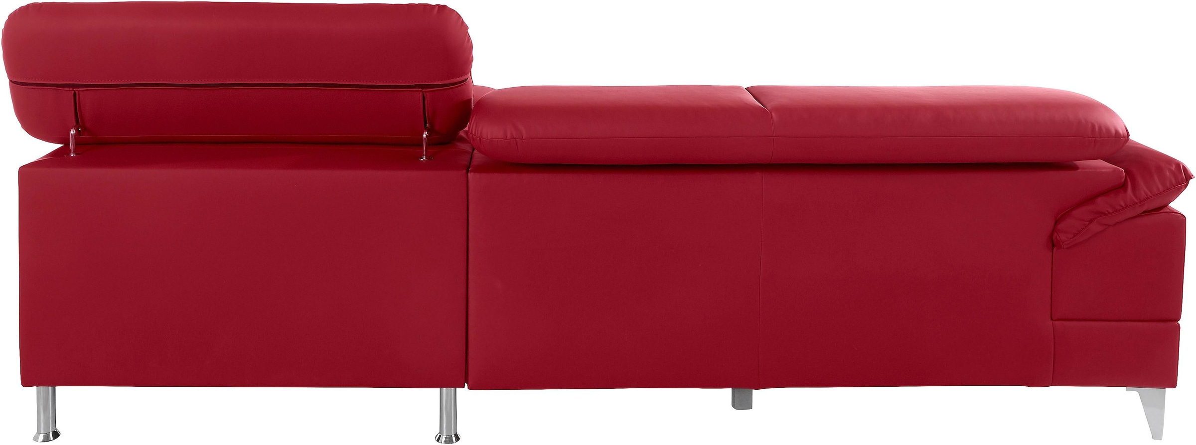 COTTA Ecksofa »Caluso L-Form«, mit Kopfteilverstellung, wahlweise mit Bettfunktion & Bettkasten