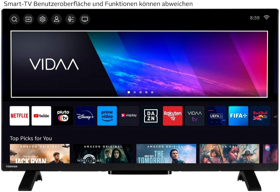 Toshiba LED-Fernseher »32WV2F63DA« 80 cm/32 ″ HD ready Smart-TV