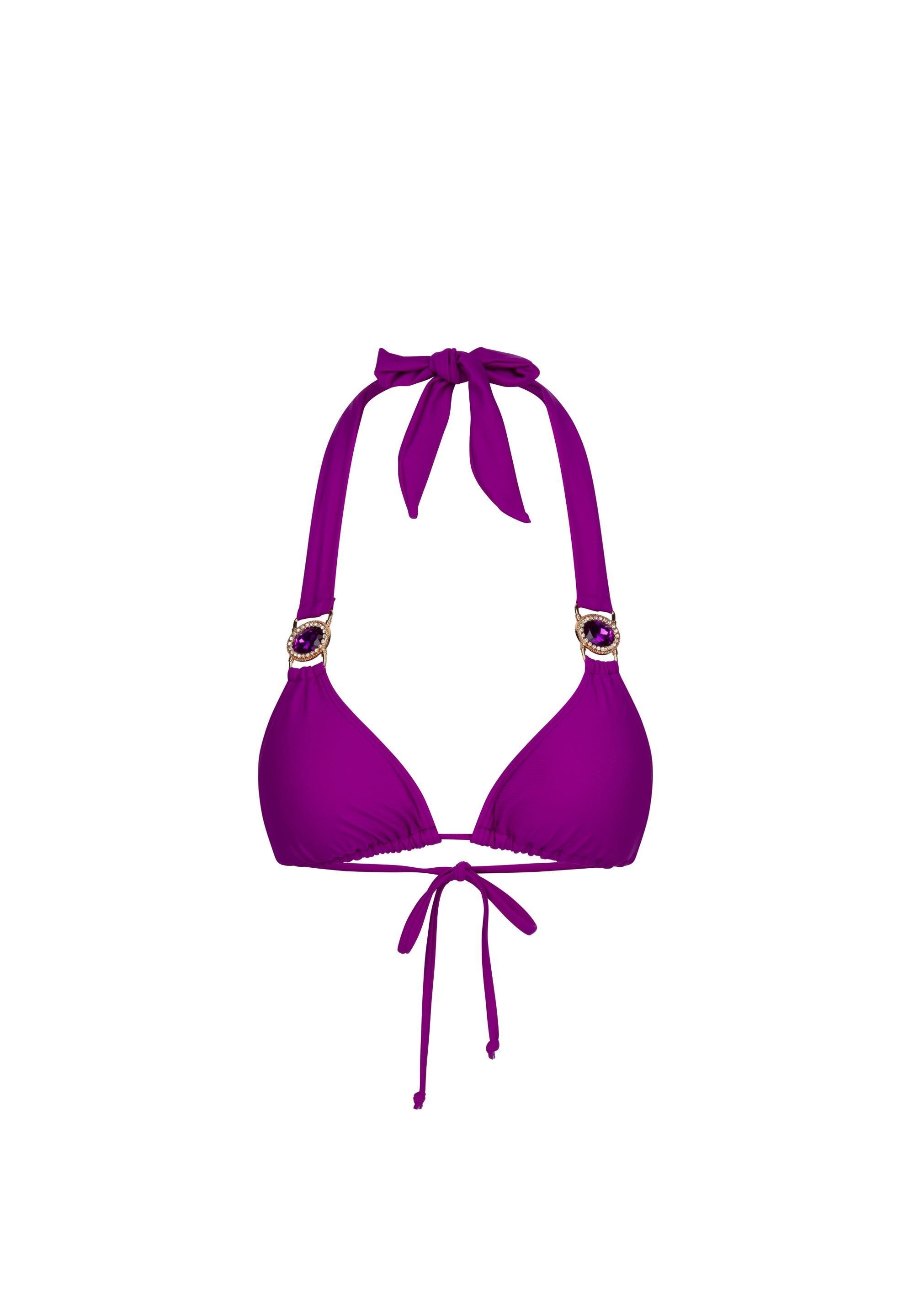 Moda Minx Triangel-Bikini-Top »Amour«, (1 St.), mit funkelndem Steinbesatz