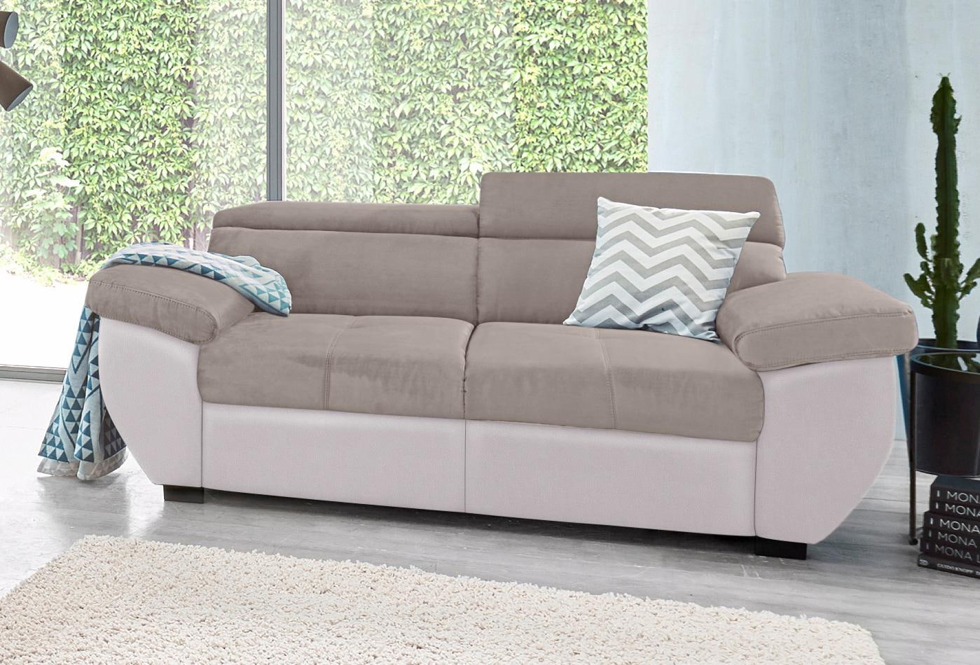 COTTA 2-Sitzer "Speedway", Big-Sofa mit Kopfteilverstellung günstig online kaufen