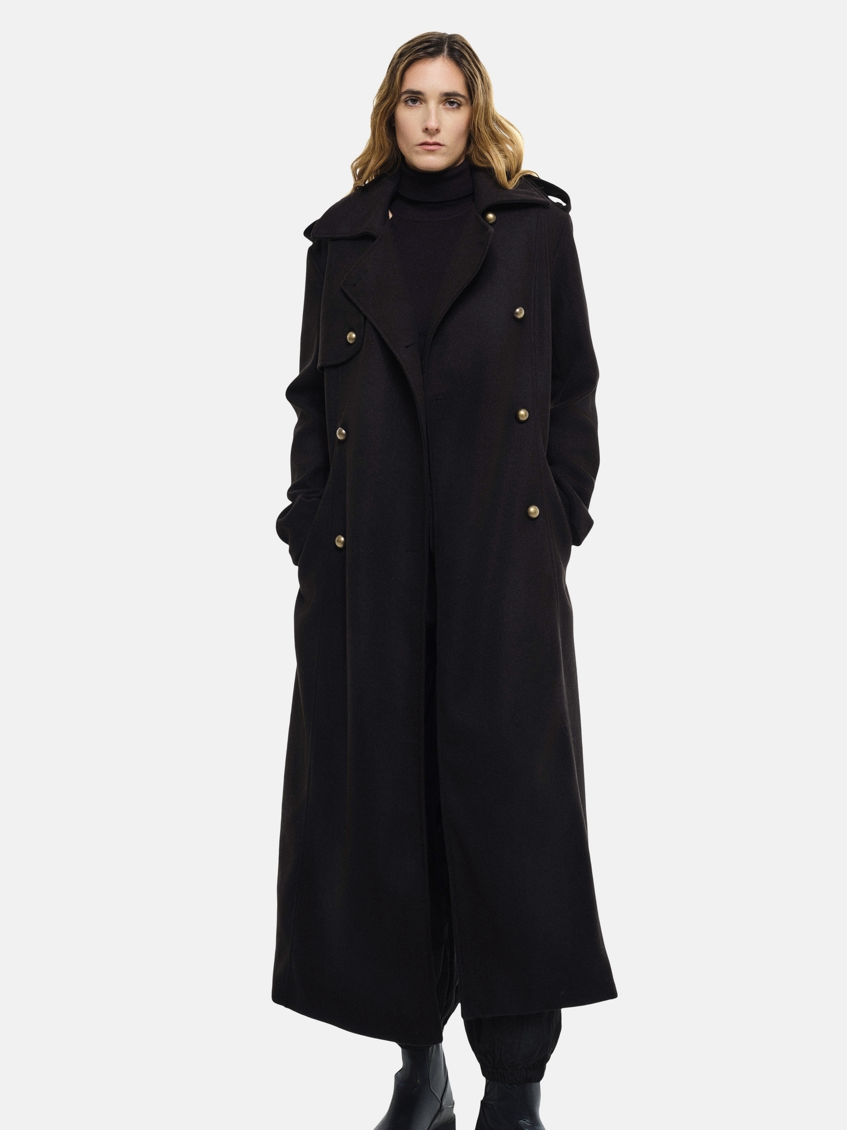 RICANO Trenchcoat »Mantel Simona« Handgefertigt, Made in Italy