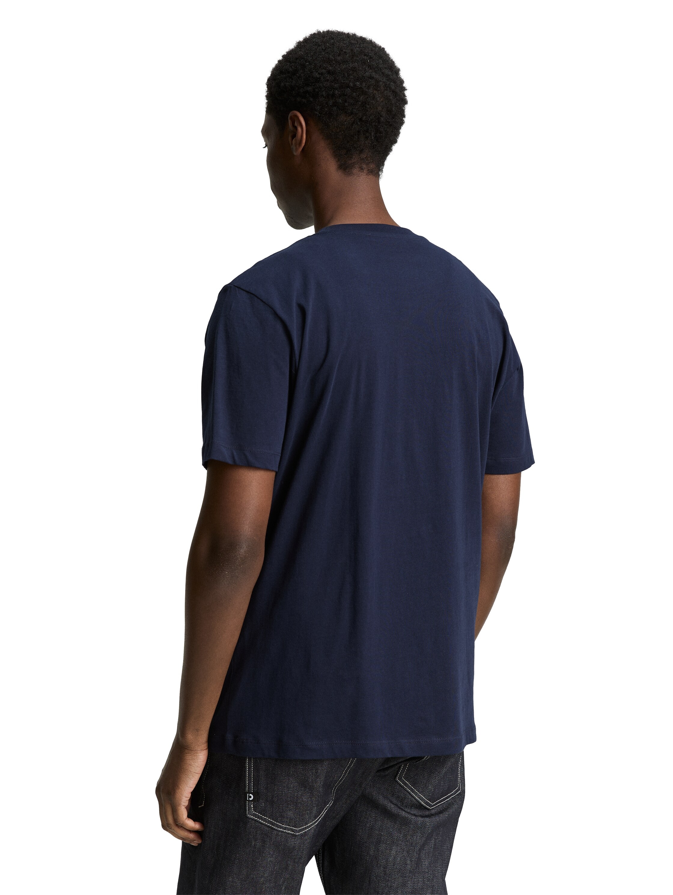 TOM TAILOR Denim T-Shirt, (Packung, 3 tlg.), mit Logo Print