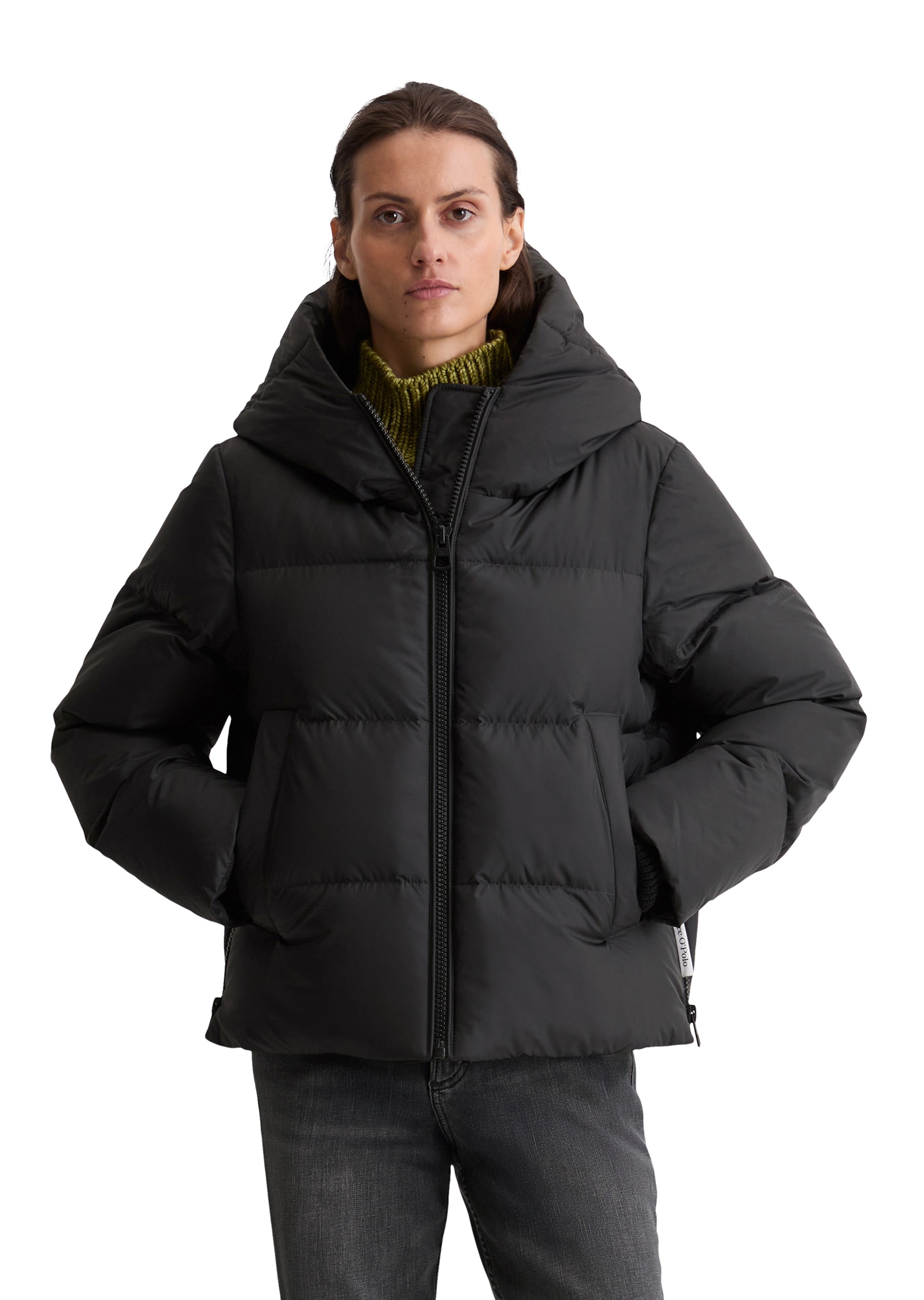 Marc OPolo Daunenjacke, mit Kapuze, große Kapuze, Regular fit, wasserabweis günstig online kaufen