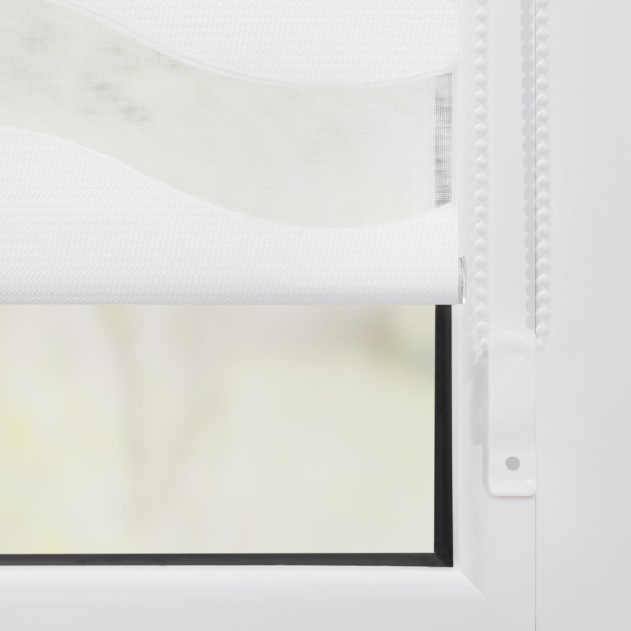 LICHTBLICK ORIGINAL Doppelrollo »Duo Rollo Klemmfix Welle«, Lichtschutz, ohne Bohren, im Fixmaß