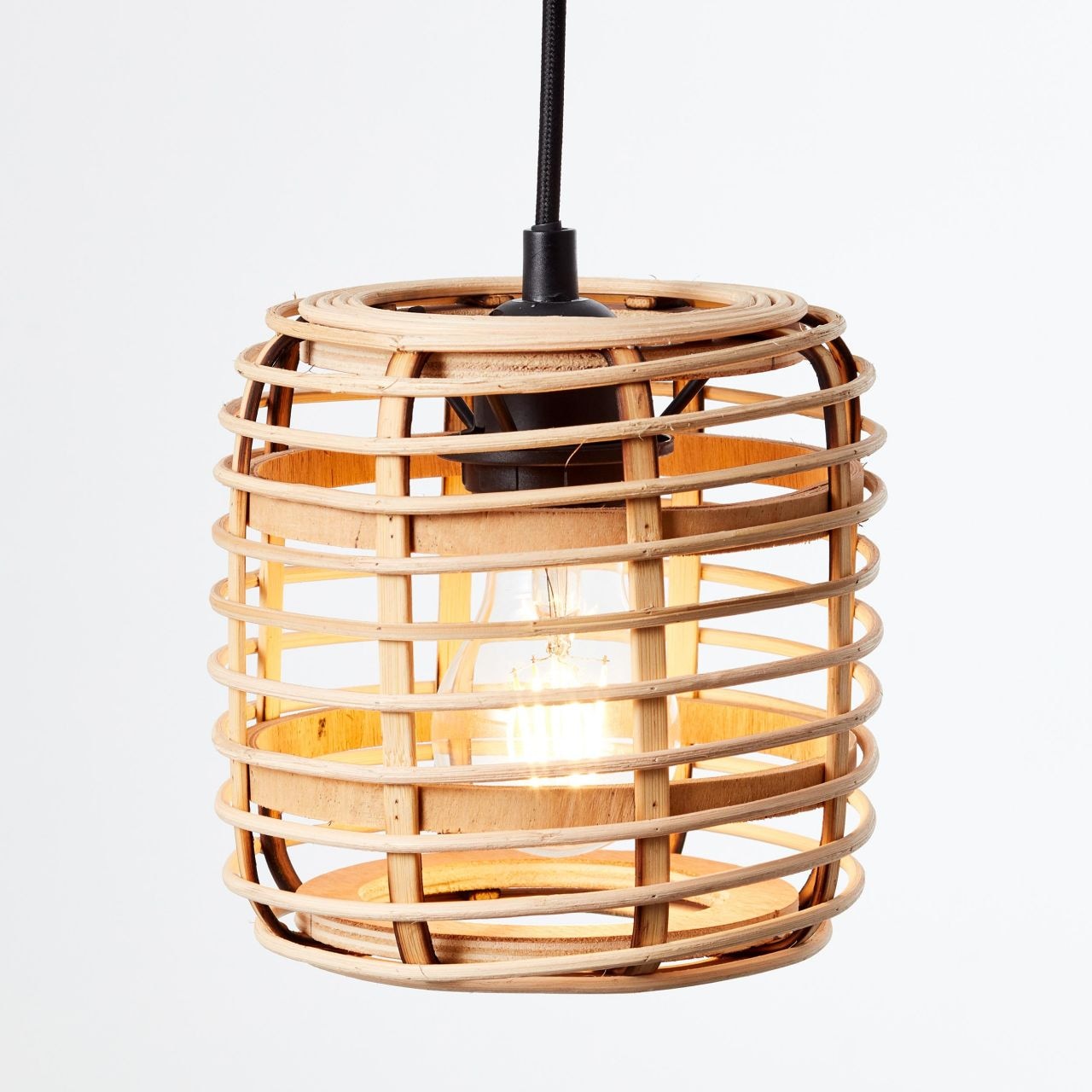 Brilliant Pendelleuchte »Crosstown«, 1 flammig, Leuchtmittel E27 | ohne Leuchtmittel, Hängelampe 16cm holz