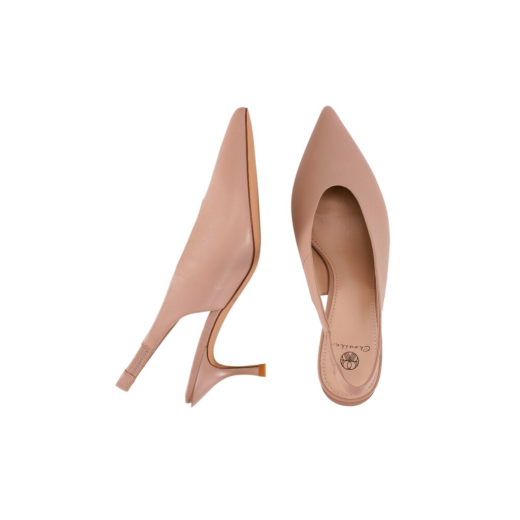 Schuhe Pumps ekonika Pumps, mit elastischem Riemchen beige Schuhe Pumps ekonika Pumps, mit elastischem Riemchen beige