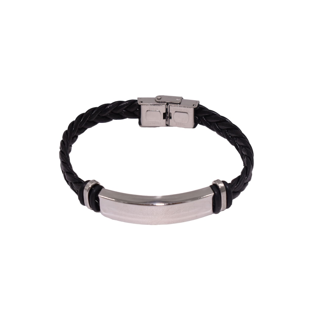 Firetti Lederarmband »Schmuck Geschenk Armschmuck ID-Armband- Optik«