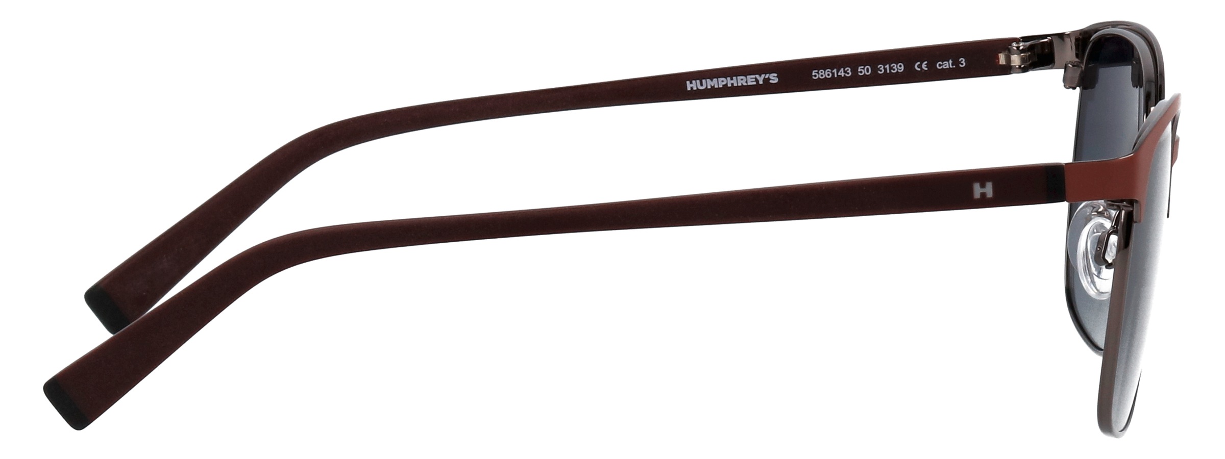 Sonnenbrille HUMPHREY´S EYEWEAR "HUMPHREY´S eyewear Sonnenbrille", intense rust matt, dunkelrot, Sonnenbrillen Sonnenbrille 3