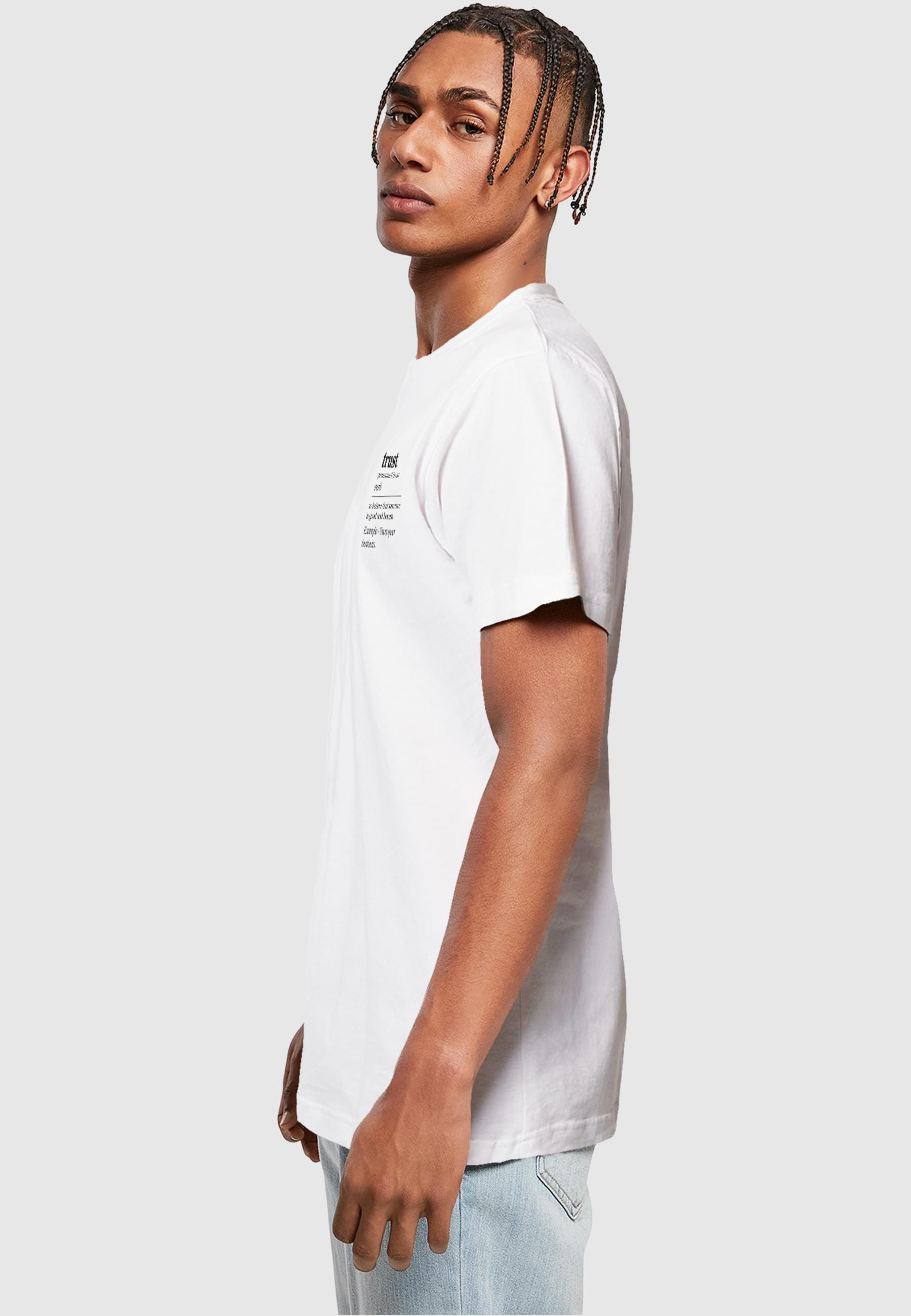 MisterTee T-Shirt »MisterTee Herren Trust Definition Tee«, (1 tlg.)