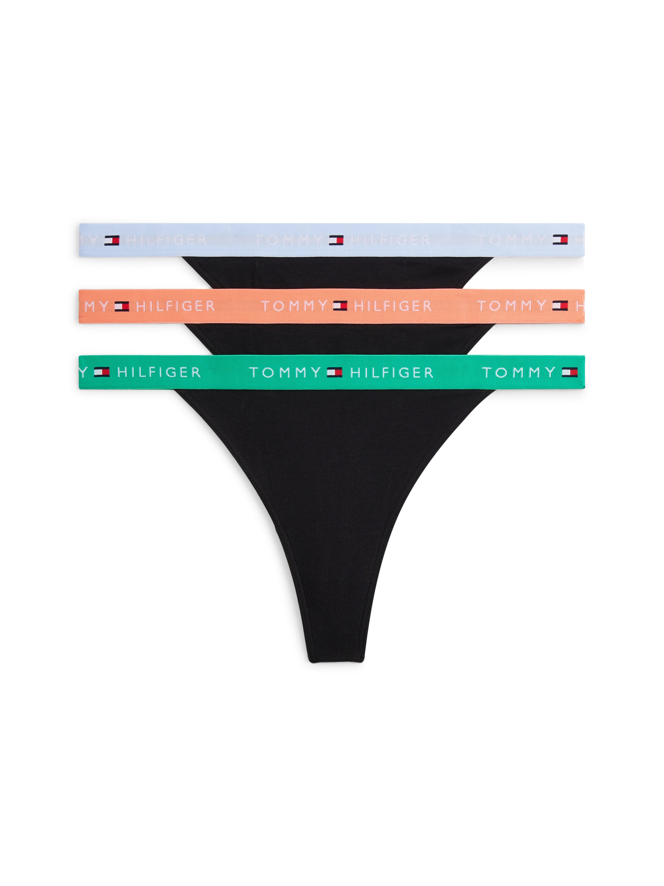 Tommy Hilfiger Underwear Tanga 3 Stk. Körpernahe Passform mit elastischem B günstig online kaufen