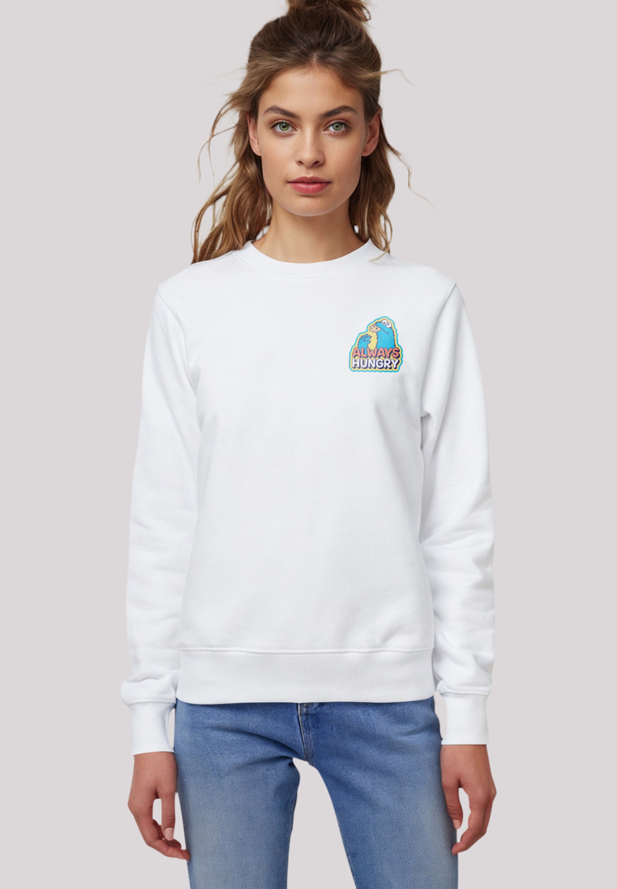 F4NT4STIC Sweatshirt "Sesamstraße Cookie Monster Always Hungry", Premium Qu günstig online kaufen