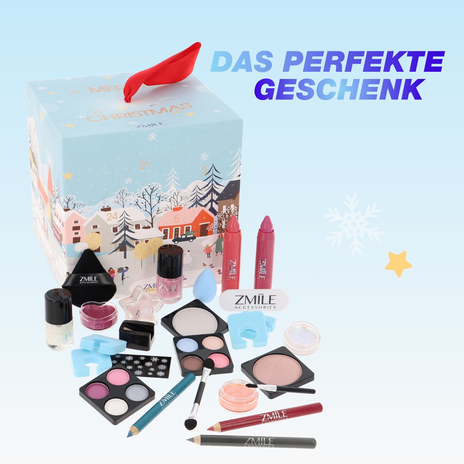 ZMILE COSMETICS Kosmetik-Adventskalender »ZMILE COSMETICS   Adventskalender Cube Winter Wonderland« ab 12 Jahren vegan