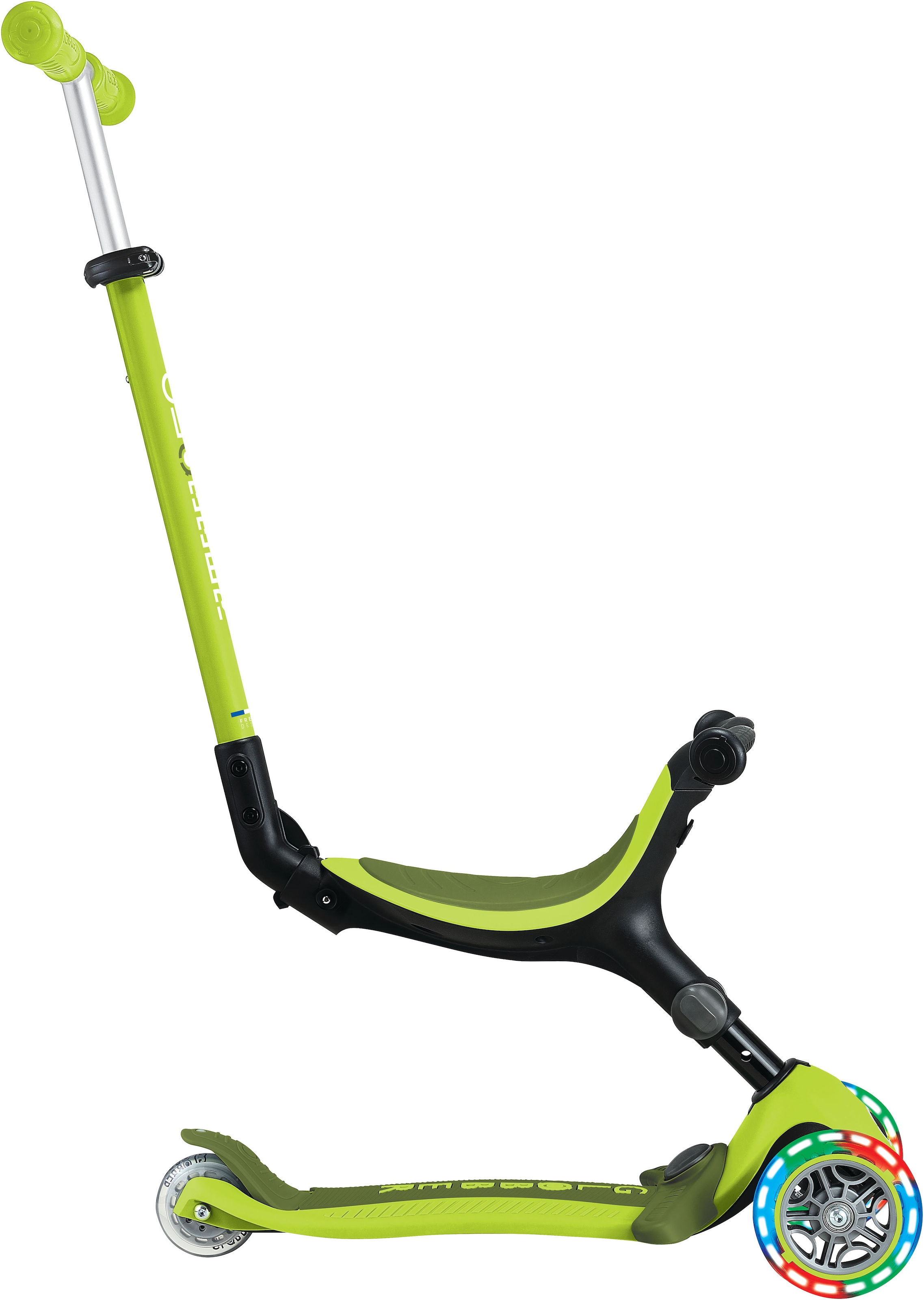 Globber Tretroller »GO-UP ACTIVE LIGHTS mit Leuchtrollen«