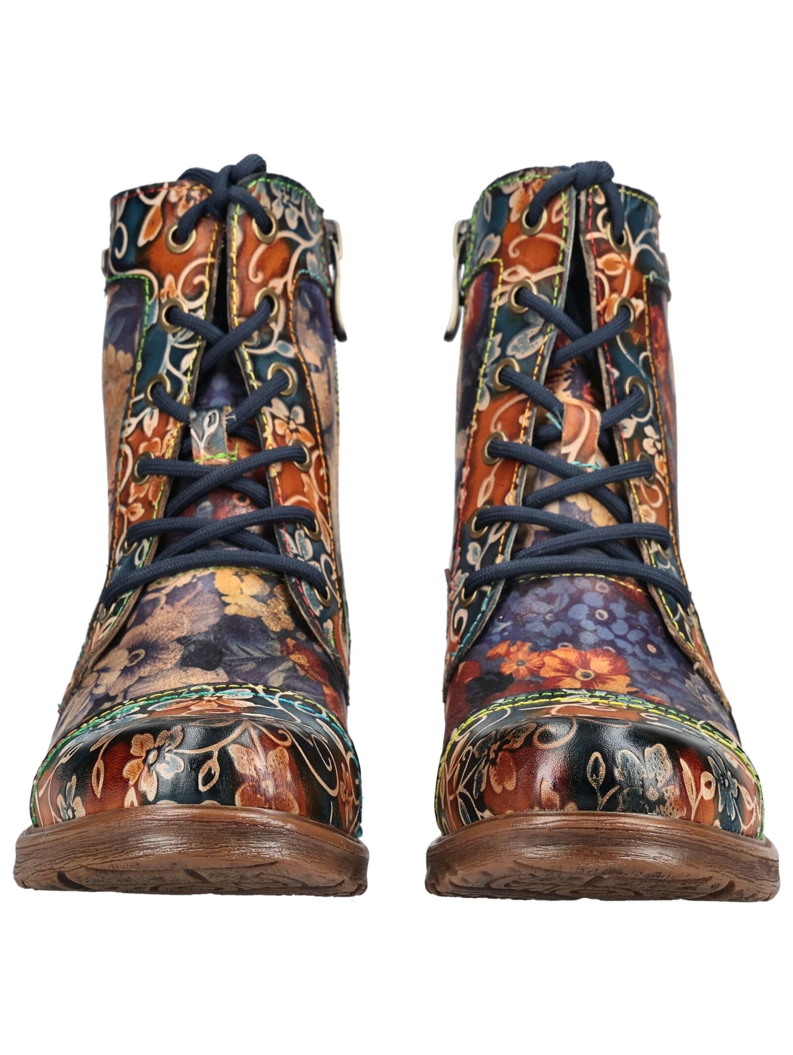 LAURA VITA Schnürstiefelette »LAURA VITA Stiefelette Leder/Textil«