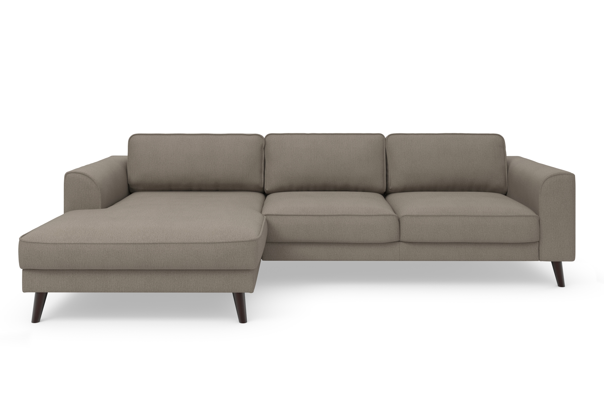 TRENDMANUFAKTUR Ecksofa »Lumber Jack, elegantes Designsofa, zeitlos modern, hoher Sitzkomfort«, wahlweise mit Bettfunktion u. Bettkasten, L-Form