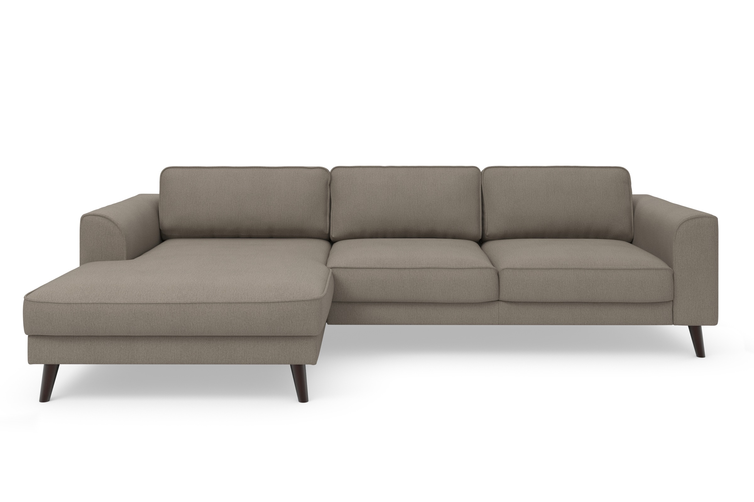 TRENDMANUFAKTUR Ecksofa "Lumber Jack, elegantes Designsofa, zeitlos modern, günstig online kaufen