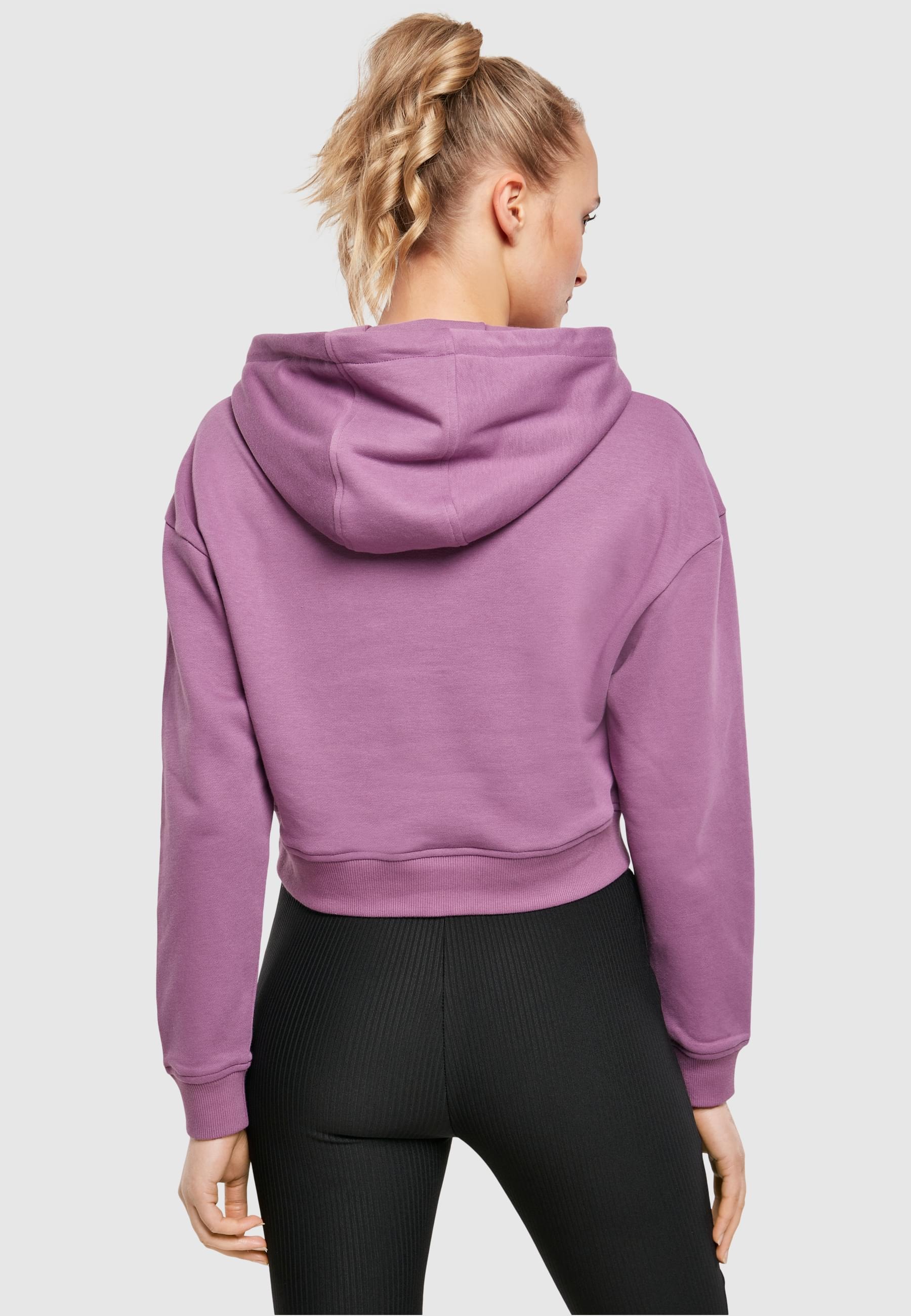 URBAN CLASSICS Rundhalspullover »Urban Classics Damen Ladies Short Terry Hoody«