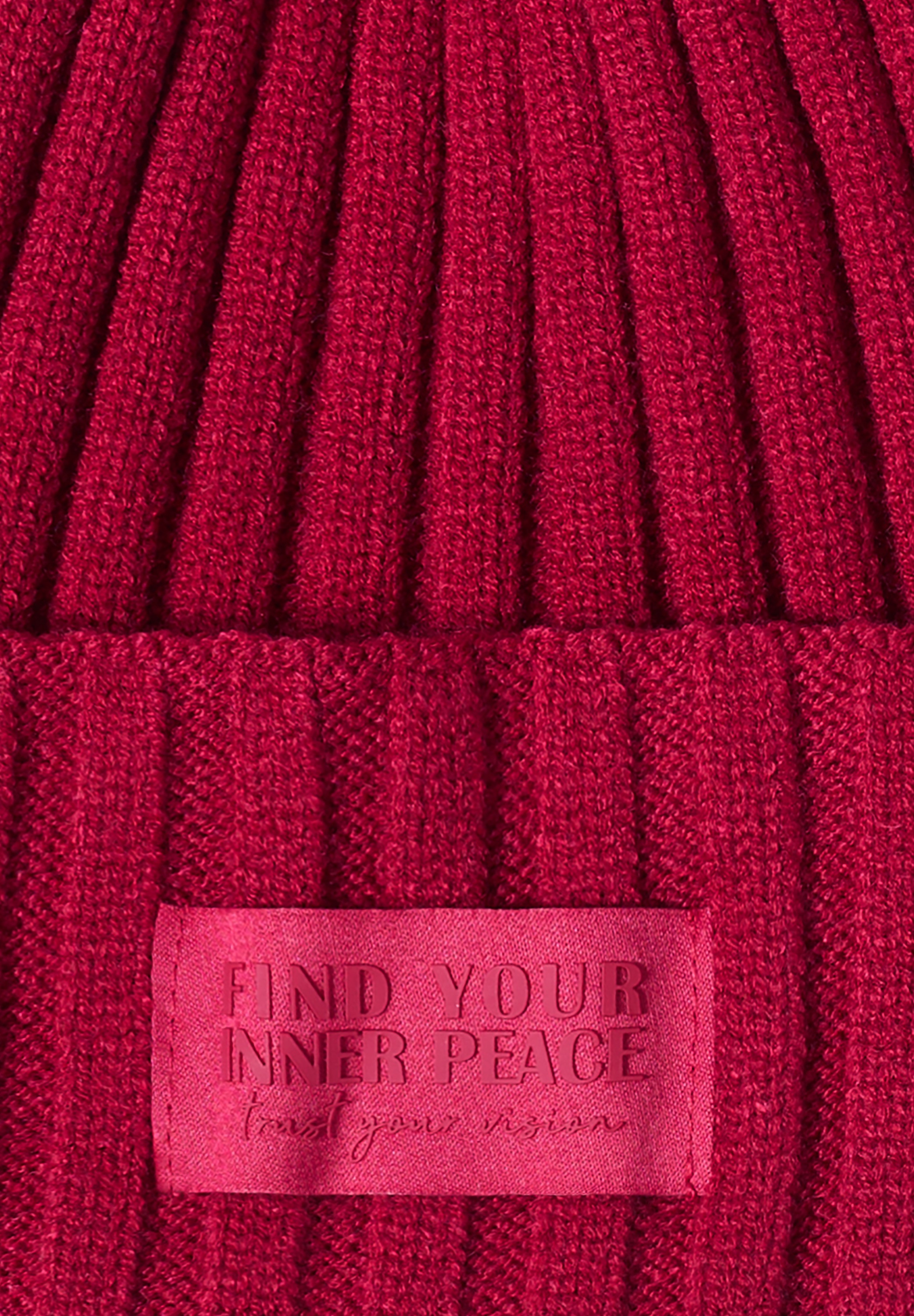 Cecil Strickmütze , in Ripp Optik