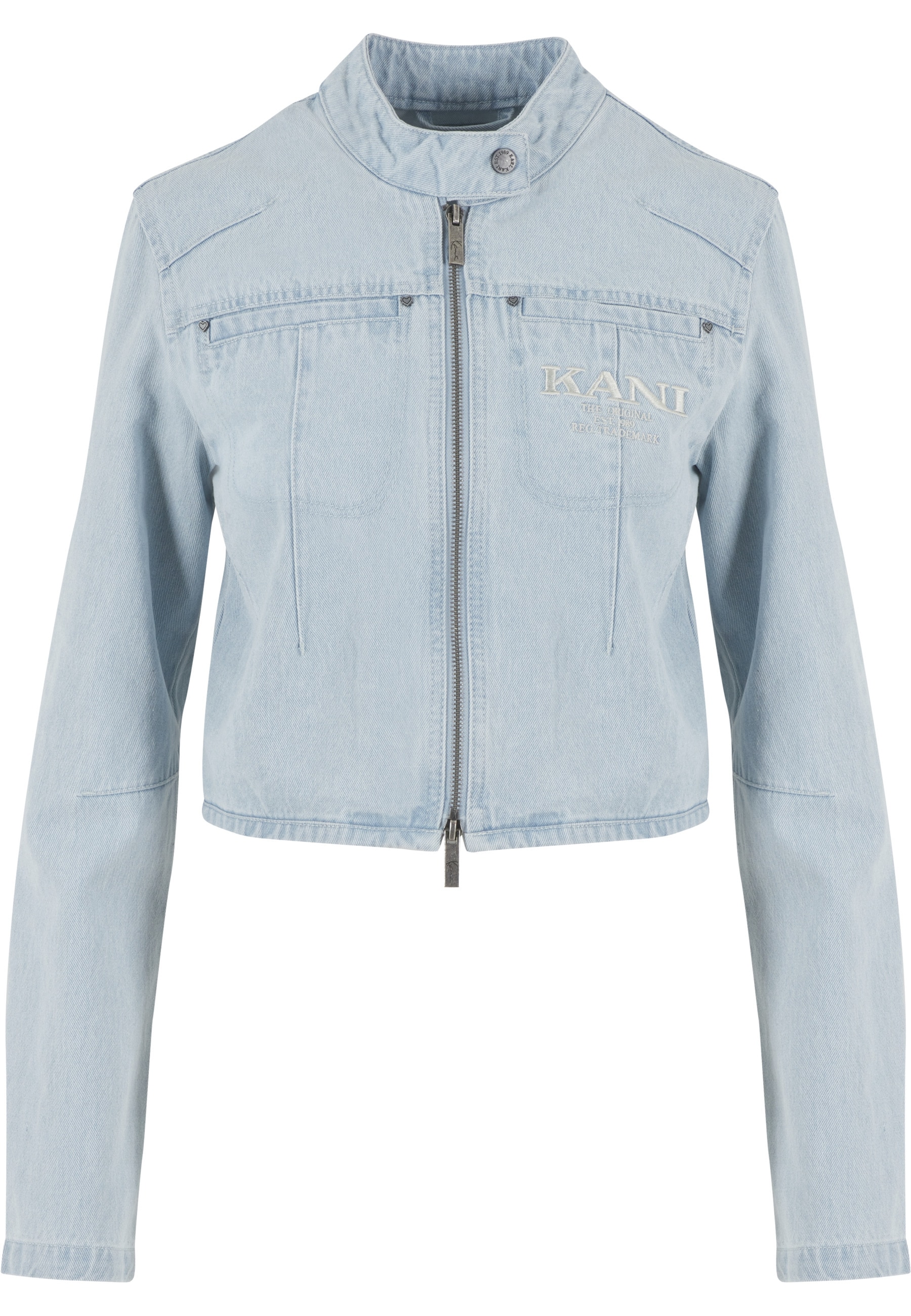 Karl Kani Allwetterjacke "Karl Kani Retro TM Denim Biker Jacket" 1 Stk. tlg günstig online kaufen