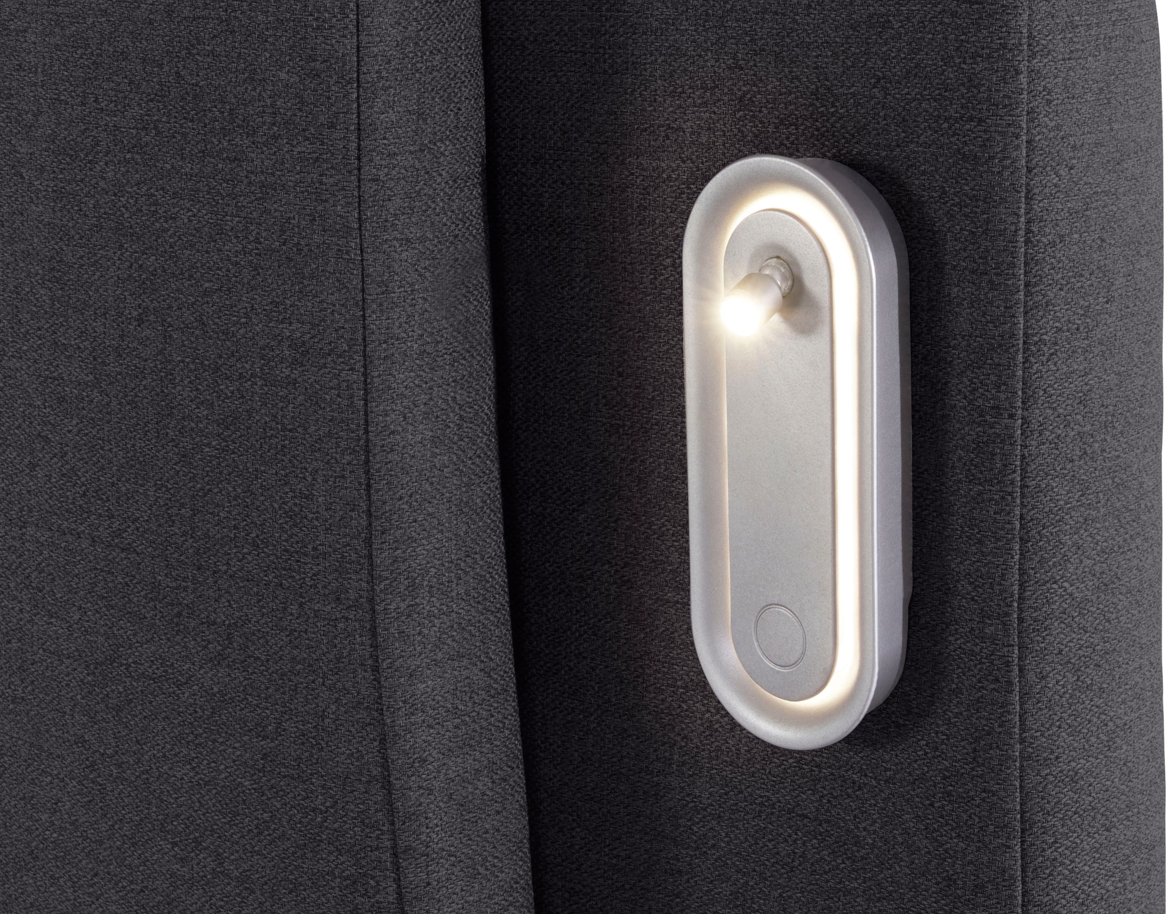 COLLECTION AB Boxspringbett »Borna«, inklusive Bettkasten, LED-Beleuchtung und Topper