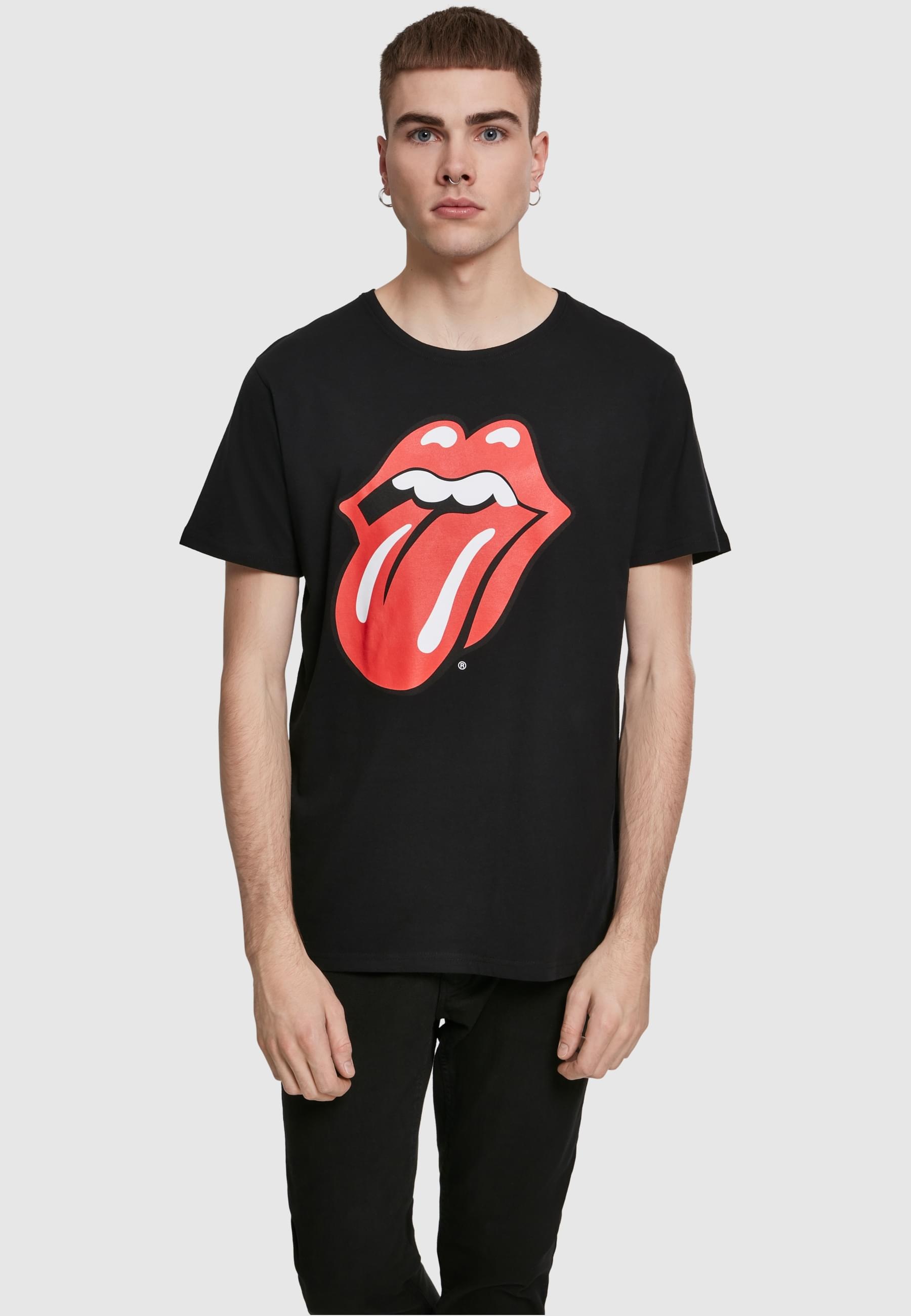 Merchcode T-Shirt »Merchcode Herren Rolling Stones Tongue Tee«, (1 tlg.)