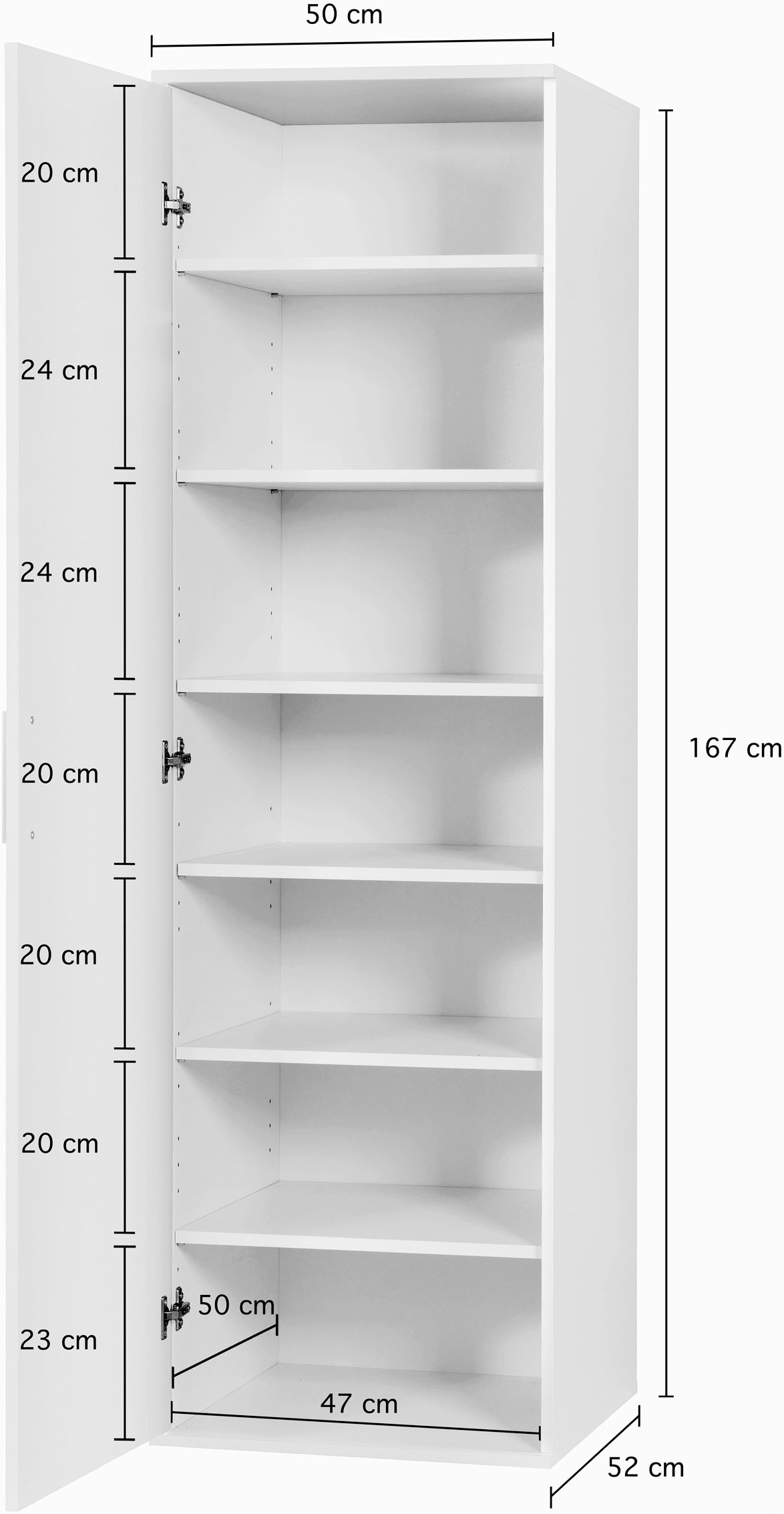Procontour Mehrzweckschrank »Haushaltsschrank Clara BESTSELLER!« OTTOs Choice, 