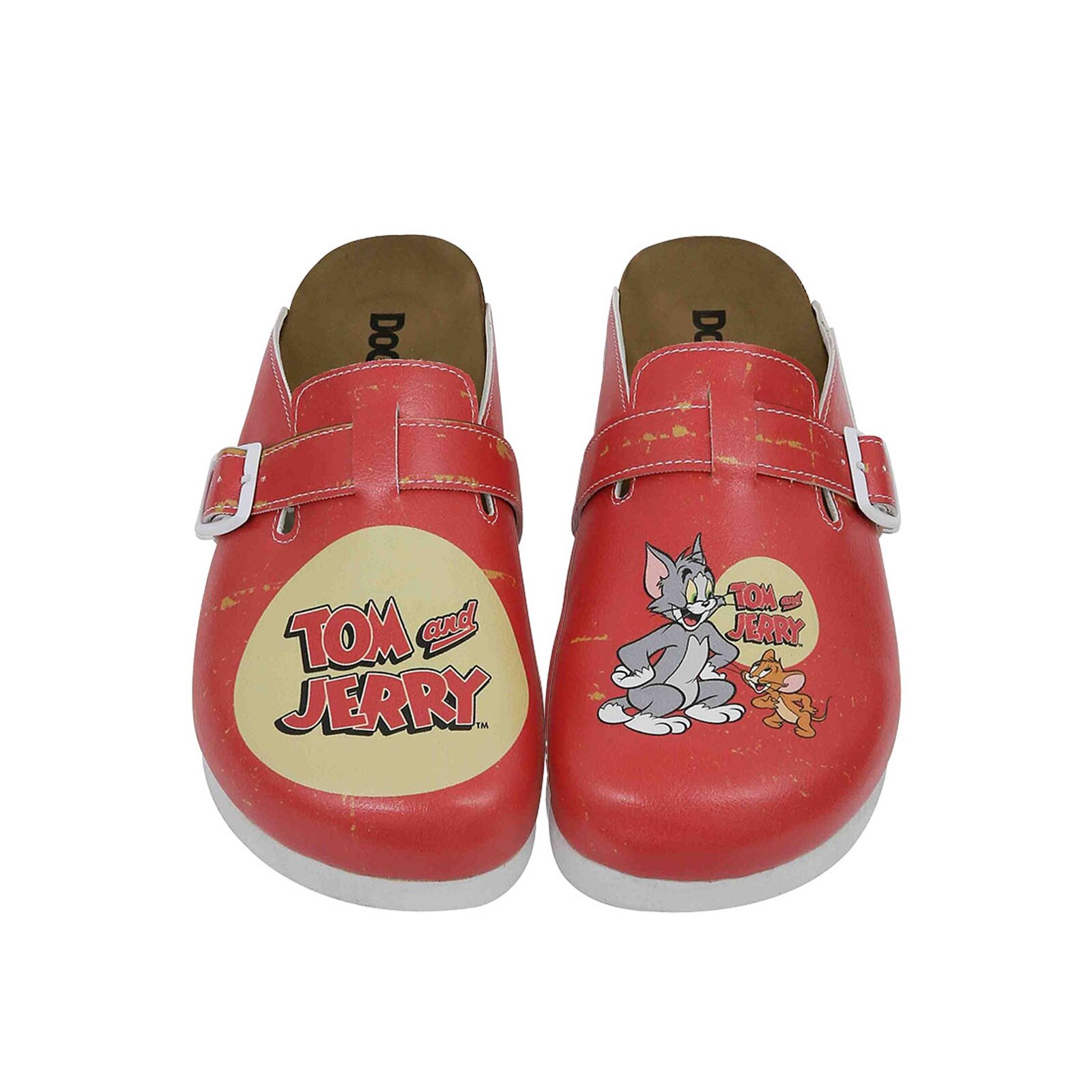 DOGO Hausschuh »Comfie Pantoletten Hausschuhe Tom & Jerry Damen Sandalen«, Handgefertigt