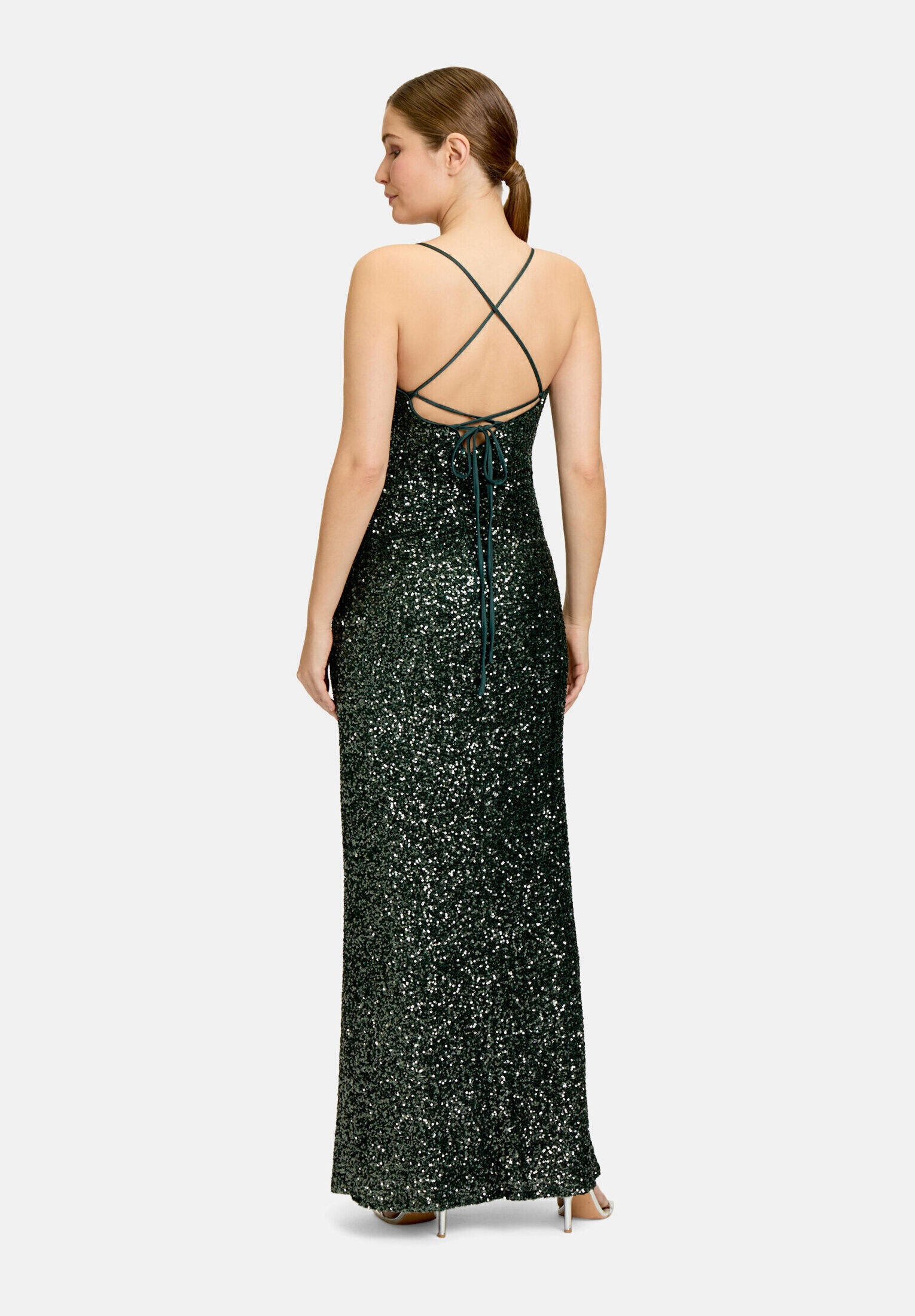 VERA MONT Vestido de noche gris | 40
