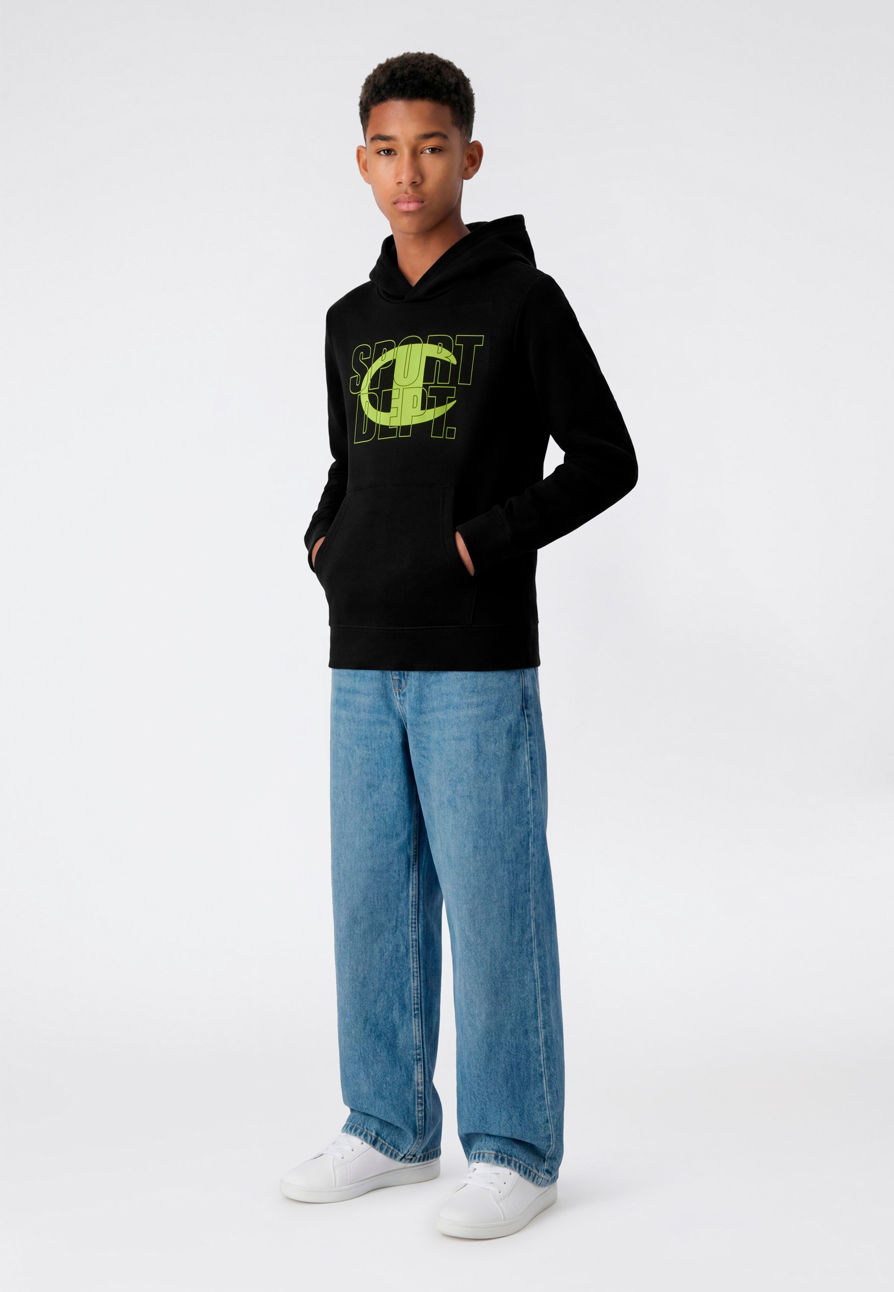 Champion "SPORTWEAR HOODIE Standard Fit", für Kinder und Jugendliche, mit sportlichem Stil, Langarmdesign