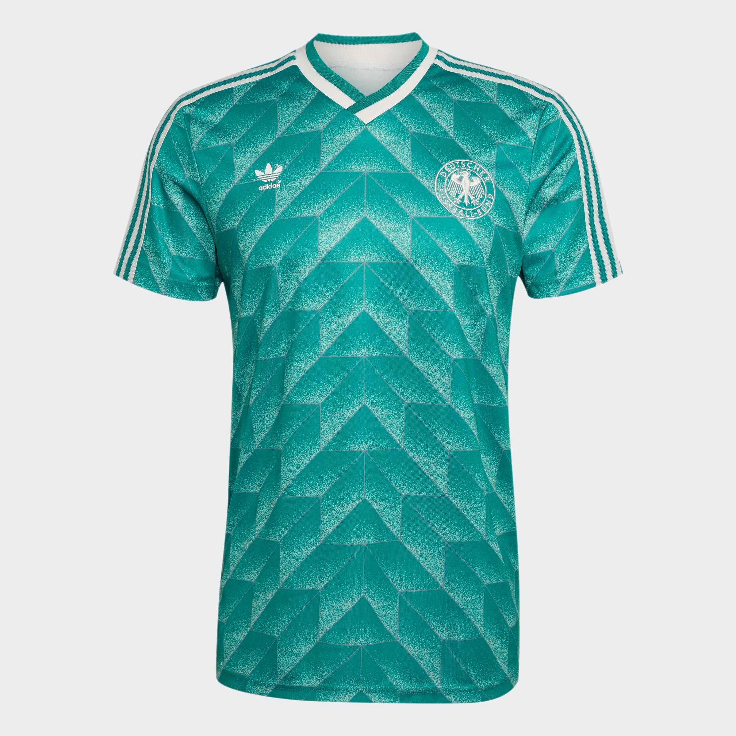 adidas Performance Fußballtrikot »DFB A JSY 90« schmale Passform, mit V-Ausschnitt, Doppelstrick-Konstruktion