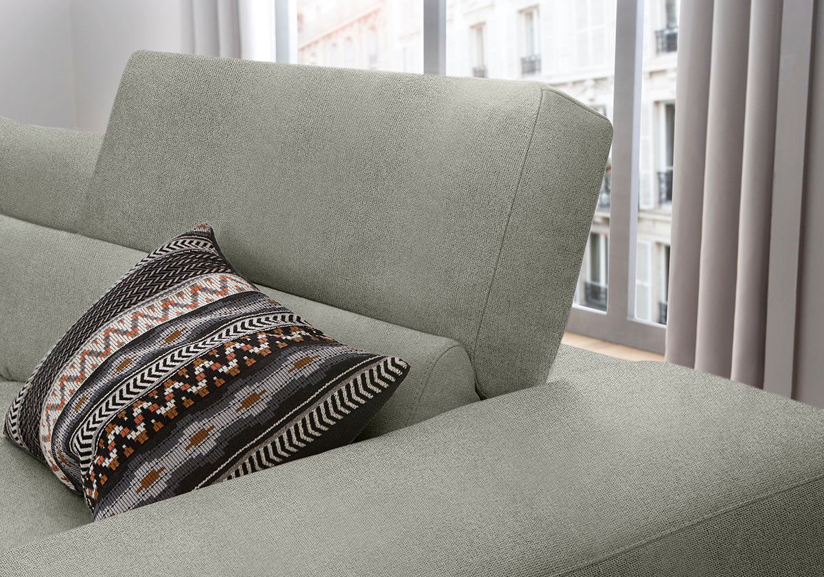 W.SCHILLIG Ecksofa »piedroo, Designsofa mit tollem Sitzkomfort, bequem und elegant, L-Form«, Kopfteilverstellung, wahlweise mit Sitztiefenverstellung, Breite 303cm