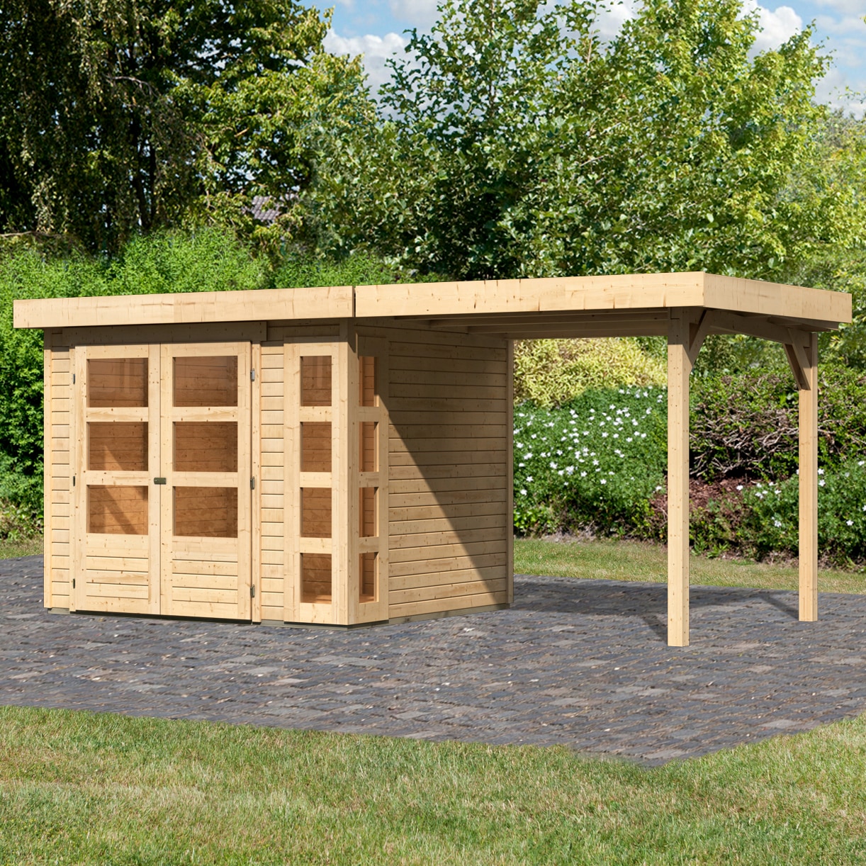 Karibu Gartenhaus "Nordsee 3" günstig online kaufen