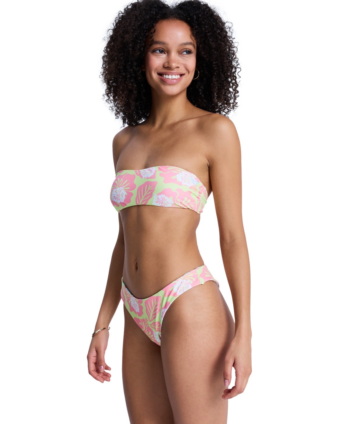 Thumbnail - Roxy Bandeau-Bikini-Top "Hibiscus Hype"