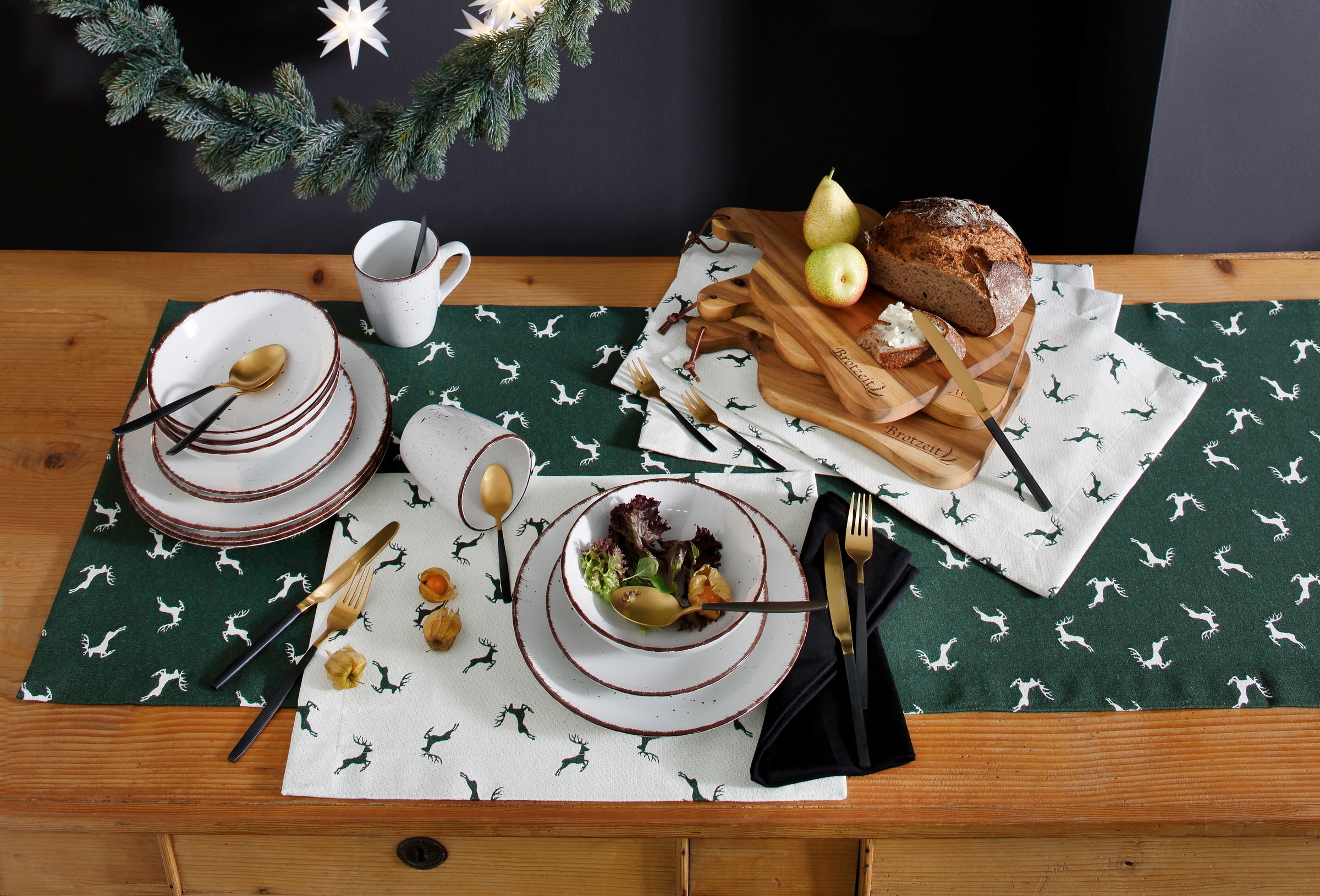 KESPER Schneidebrett "Brotzeit" Gr. 35 x 22 cm günstig online kaufen
